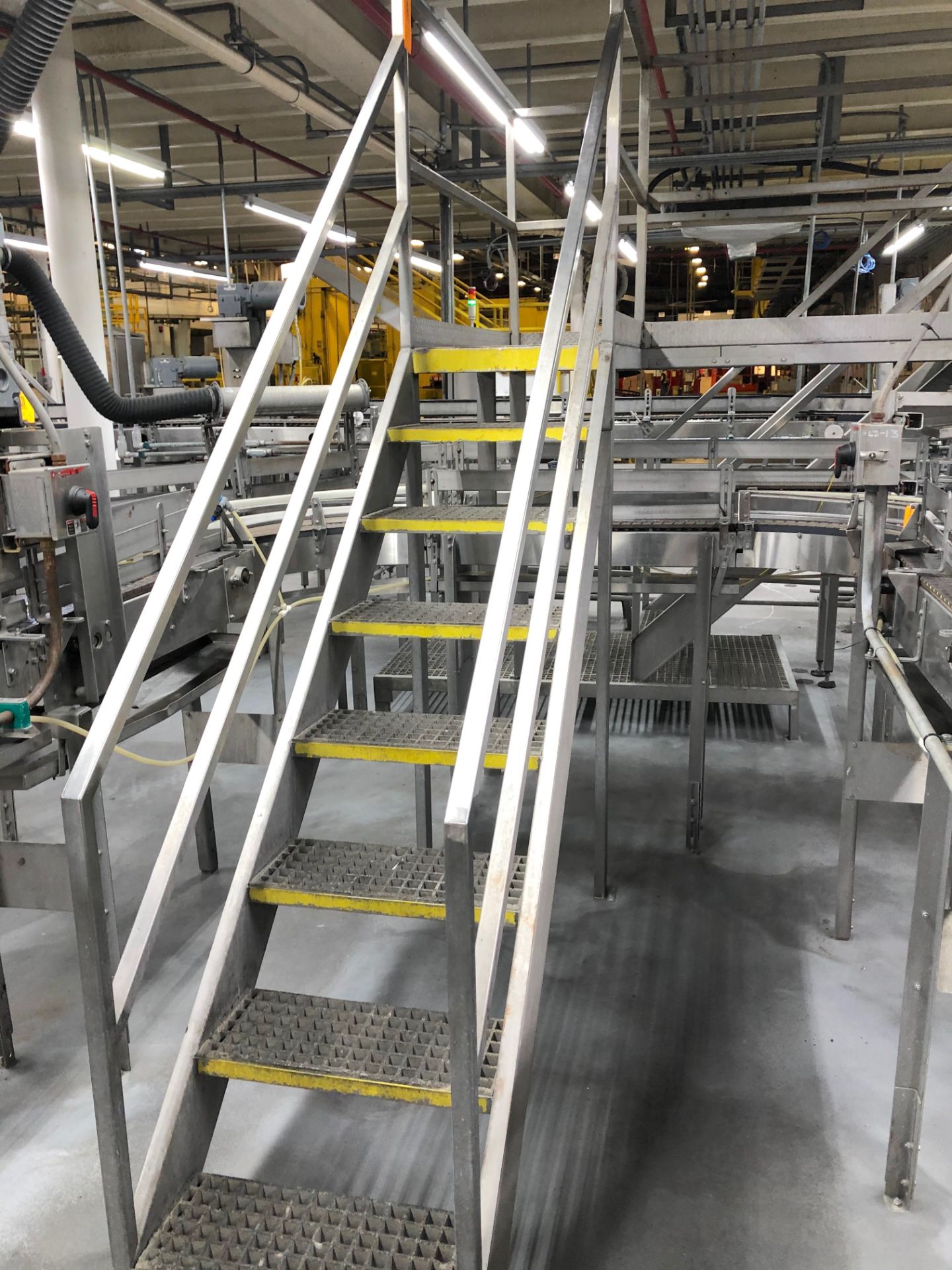 Stainless Steel Conveyor Crossover Platform