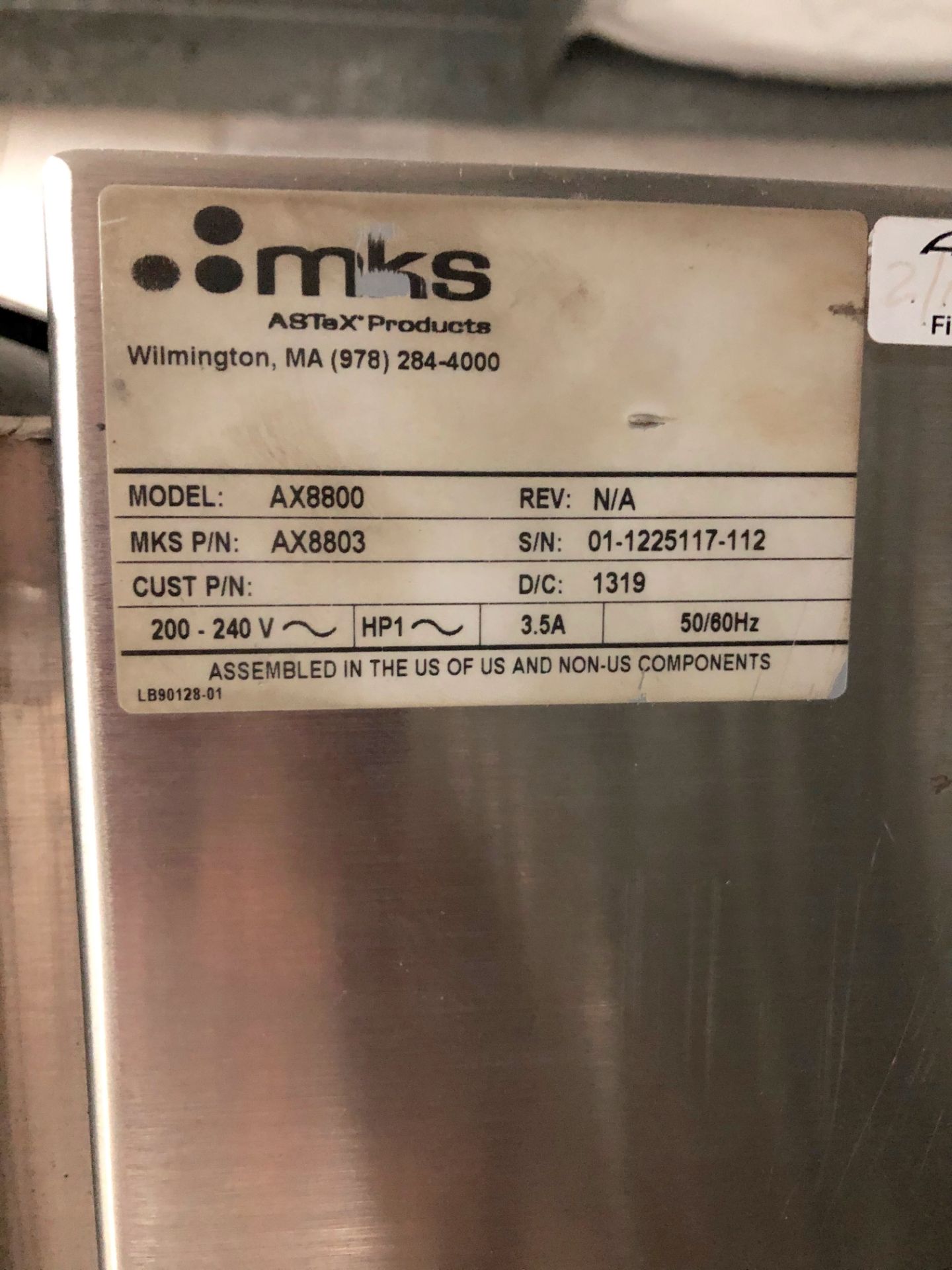 MKS Model E03 Ozone Generator - Image 4 of 5