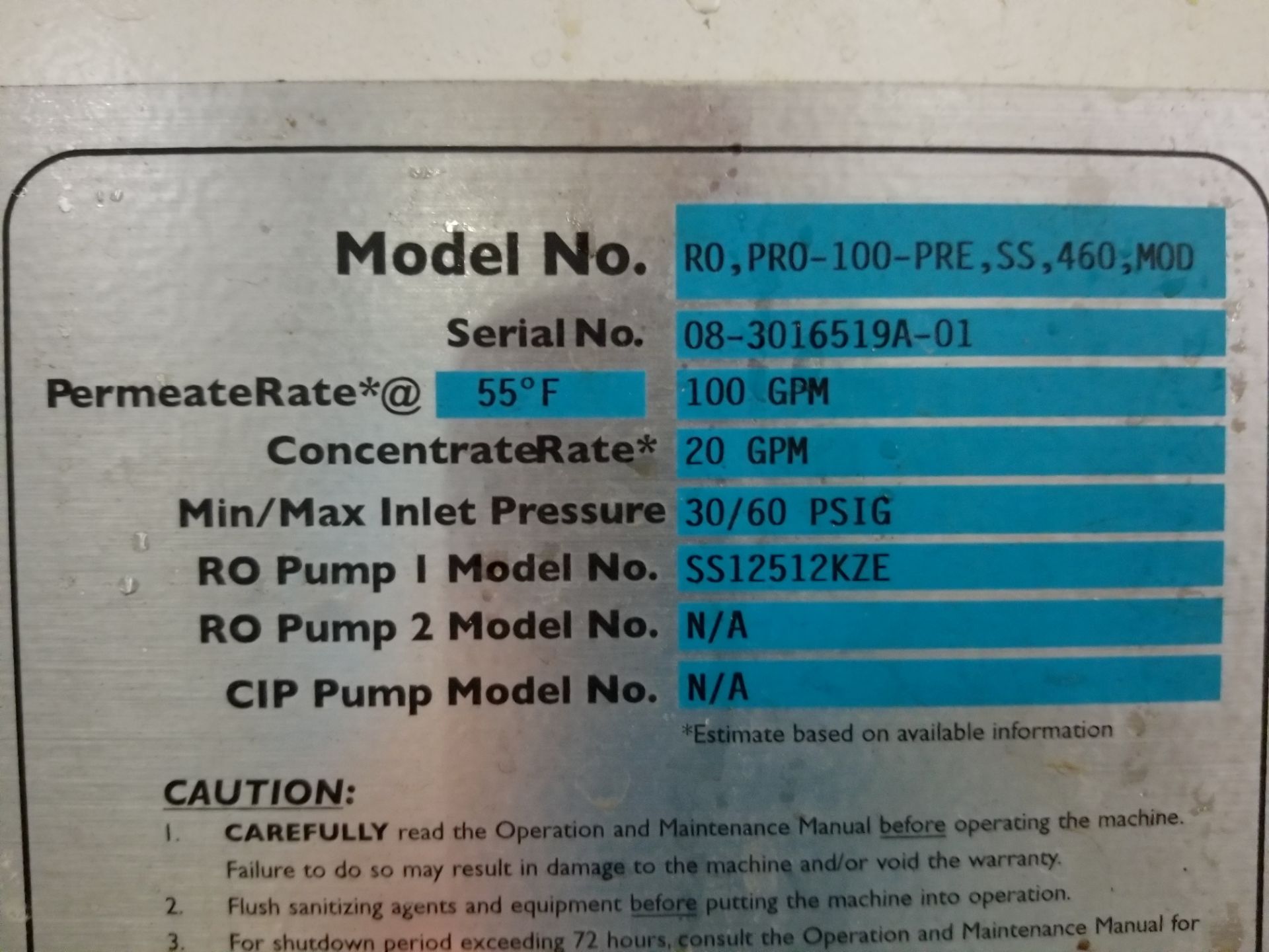 GE Osmonics RO System - Image 4 of 7