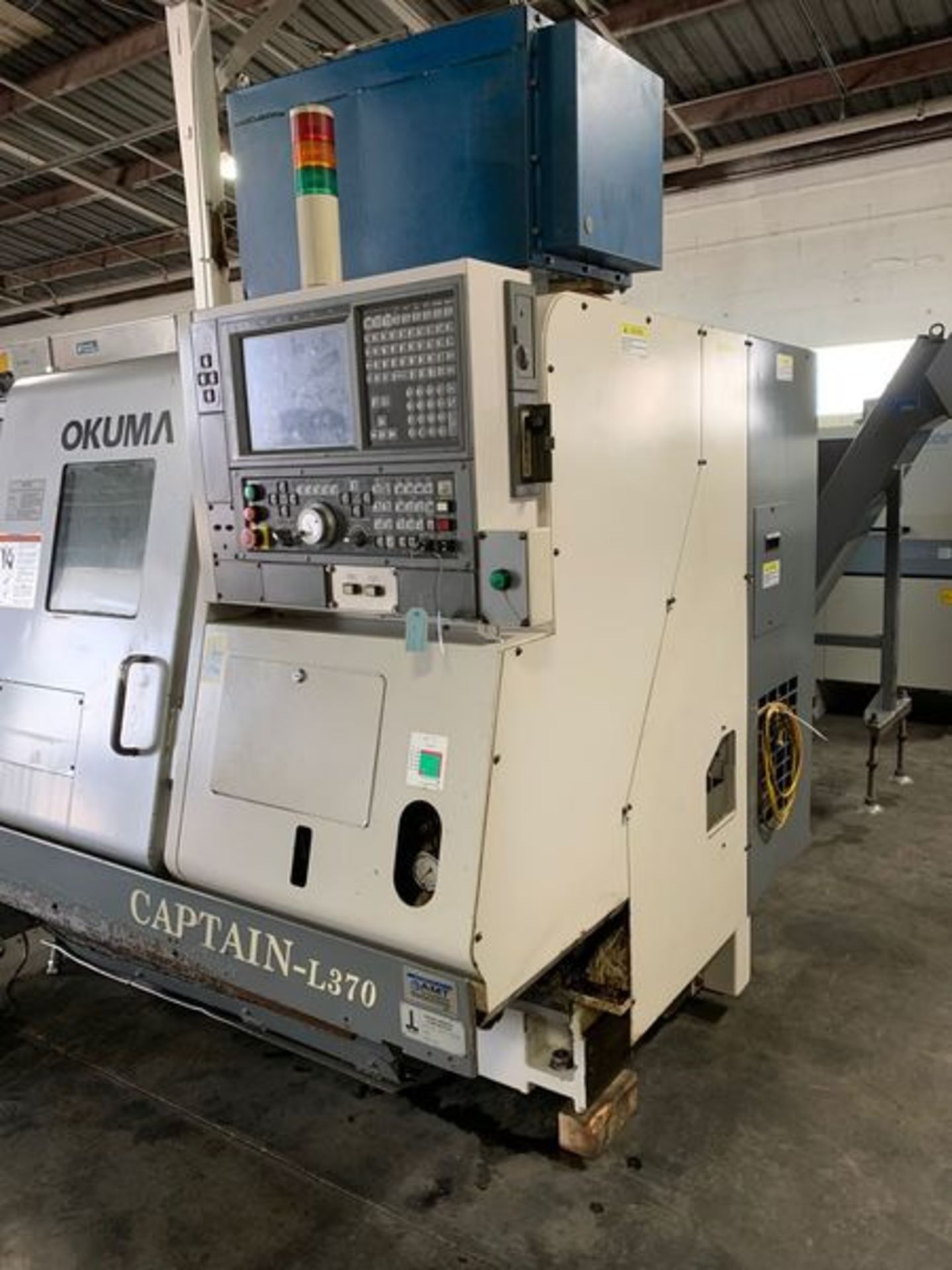 2006 OKUMA CAPTAIN L370 CNC TURNING CENTER, 20" SWING, 20" MACHINING LENGTH, 10" CHUCK, 2" BAR CAPAC - Image 2 of 16