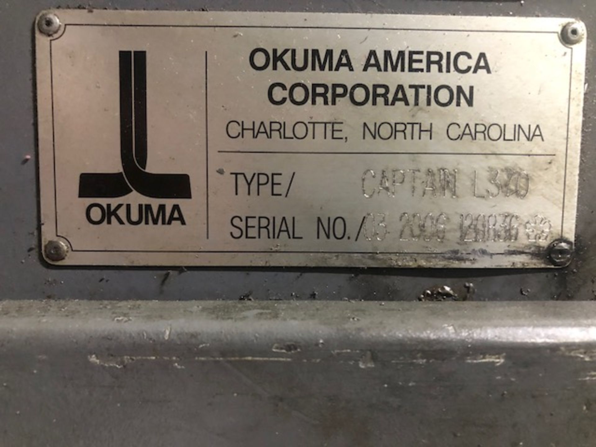 2006 OKUMA CAPTAIN L370 CNC TURNING CENTER, 20" SWING, 20" MACHINING LENGTH, 10" CHUCK, 2" BAR CAPAC - Image 16 of 16