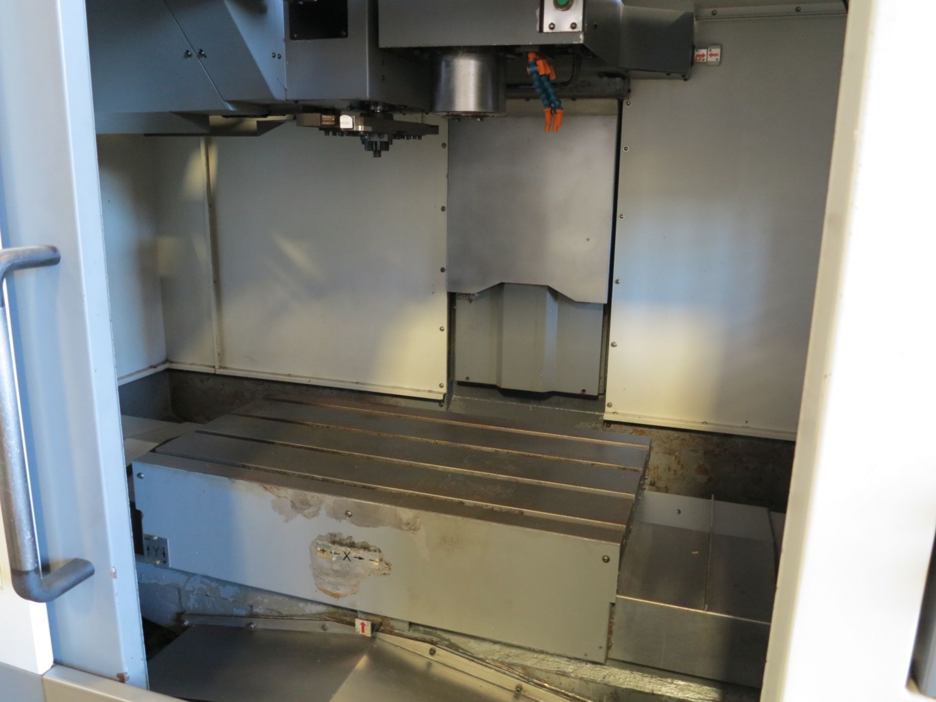 40" X 20" X 20" SAMSUNG VERTICAL MACHINING CENTER, MODEL MCV-50, 6800 HRS RUN TIME - Image 10 of 11