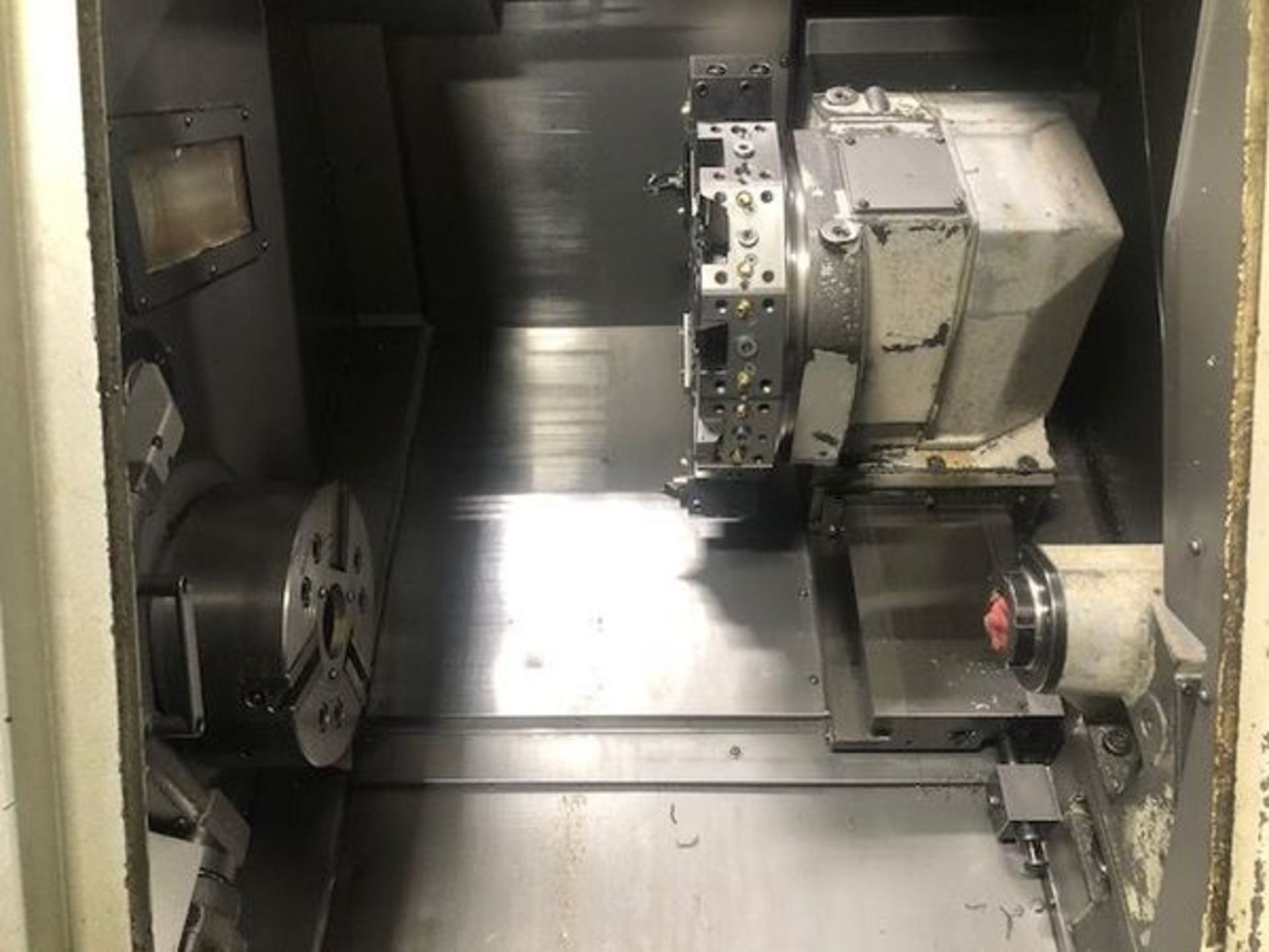 2006 OKUMA CAPTAIN L370 CNC TURNING CENTER, 20" SWING, 20" MACHINING LENGTH, 10" CHUCK, 2" BAR CAPAC - Image 3 of 16