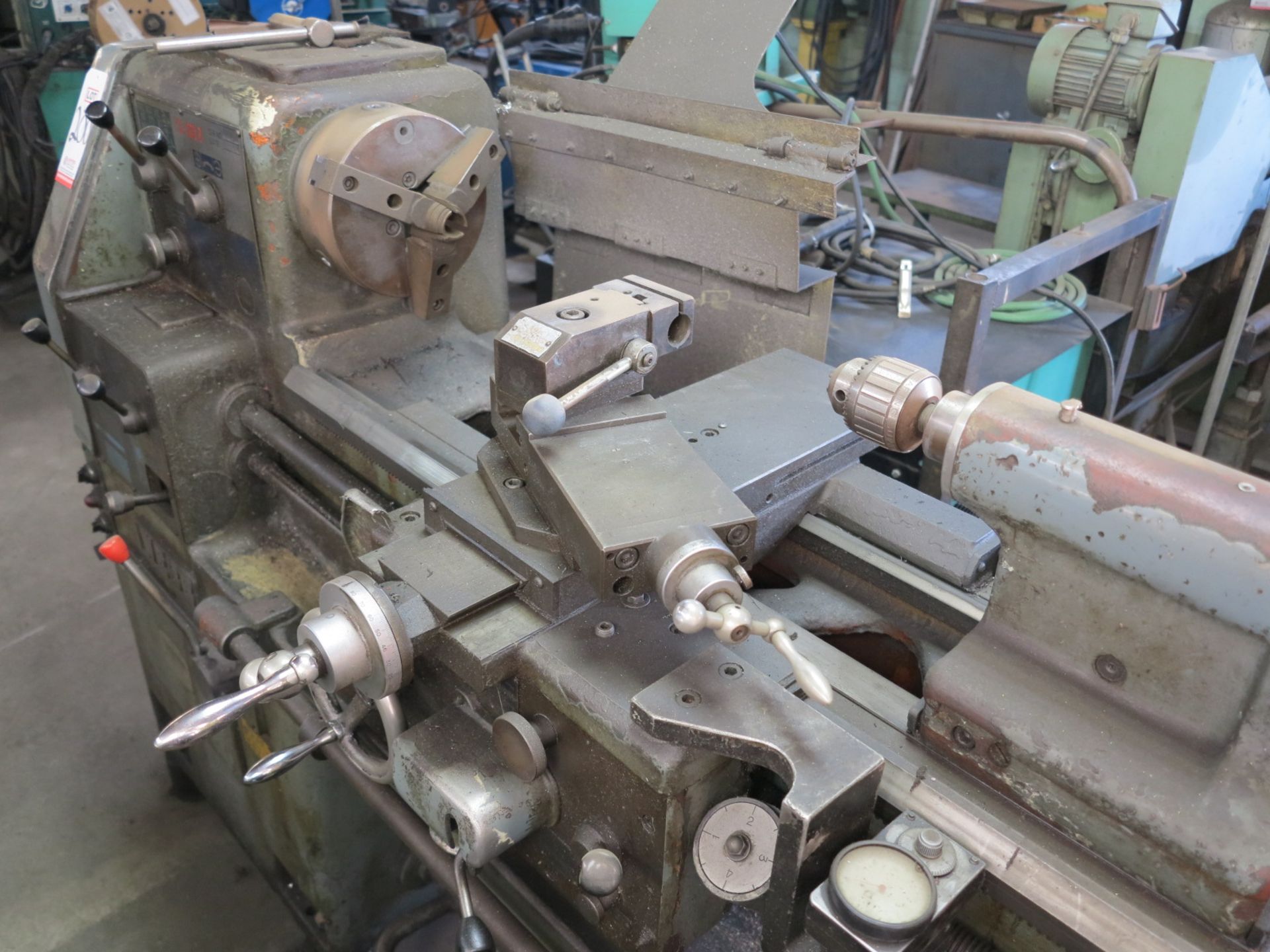 1979 TAKISAWA LATHE, MODEL TSL-1000D, W/ TAIL STOCK, STEADY REST, 8" 3-JAW SELF-CENTERING CHUCK, - Image 3 of 3