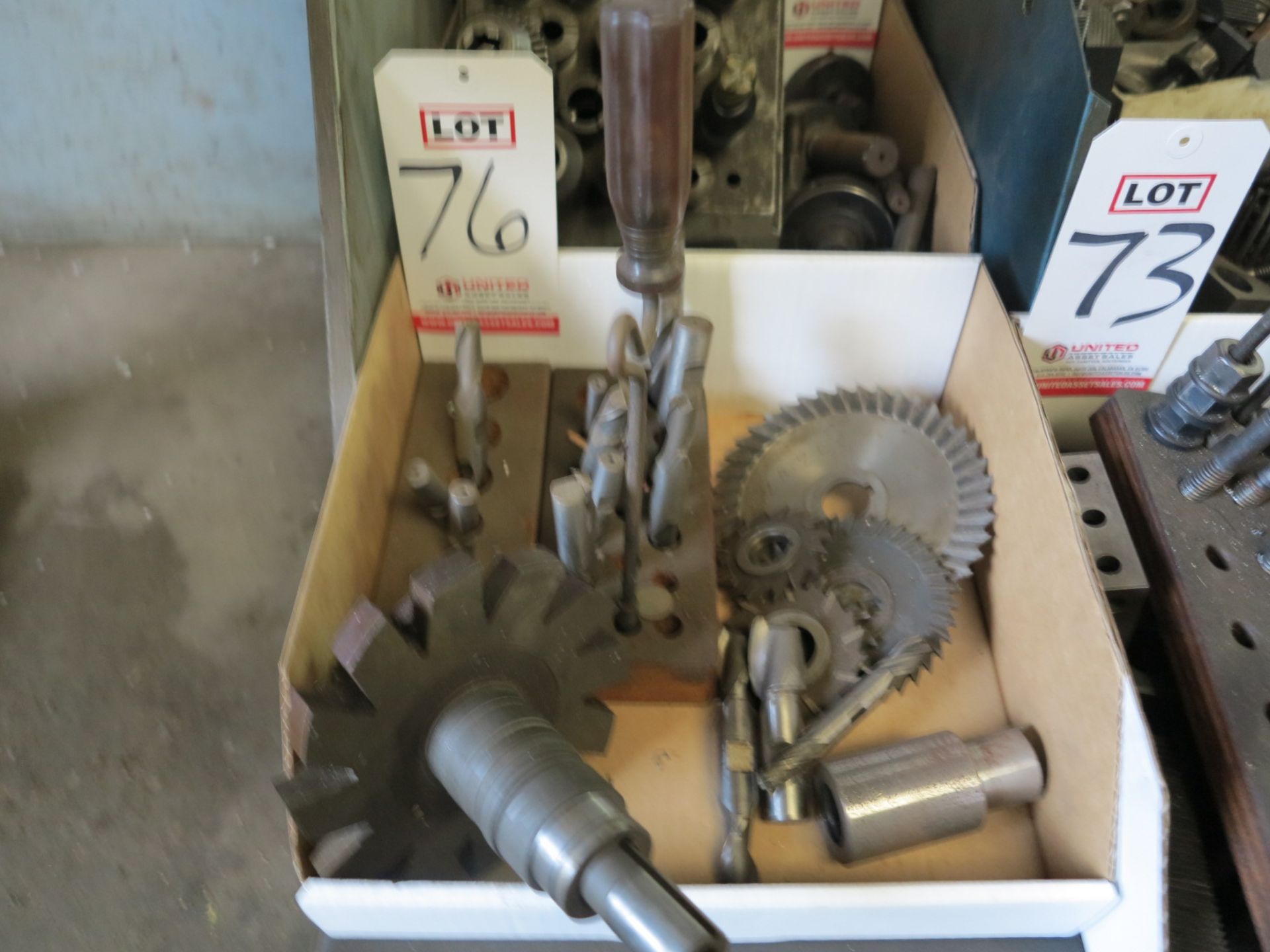 LOT - MILLING TOOLS, SLOTTERS, ENDMILLS, ETC.