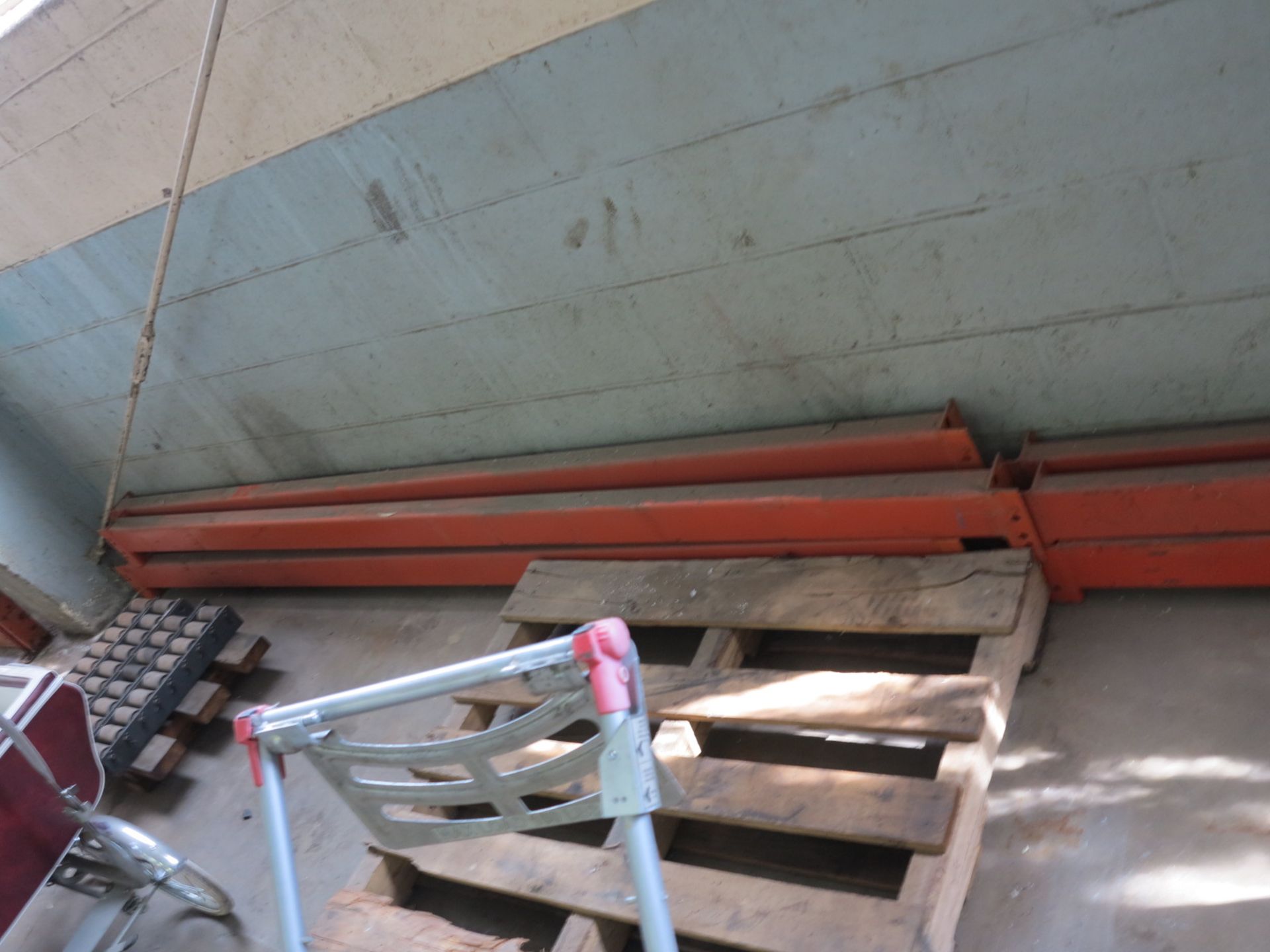 LOT - (5) SECTIONS OF PALLET RACK, 9' BEAMS, 8' UPRIGHTS - Image 2 of 4