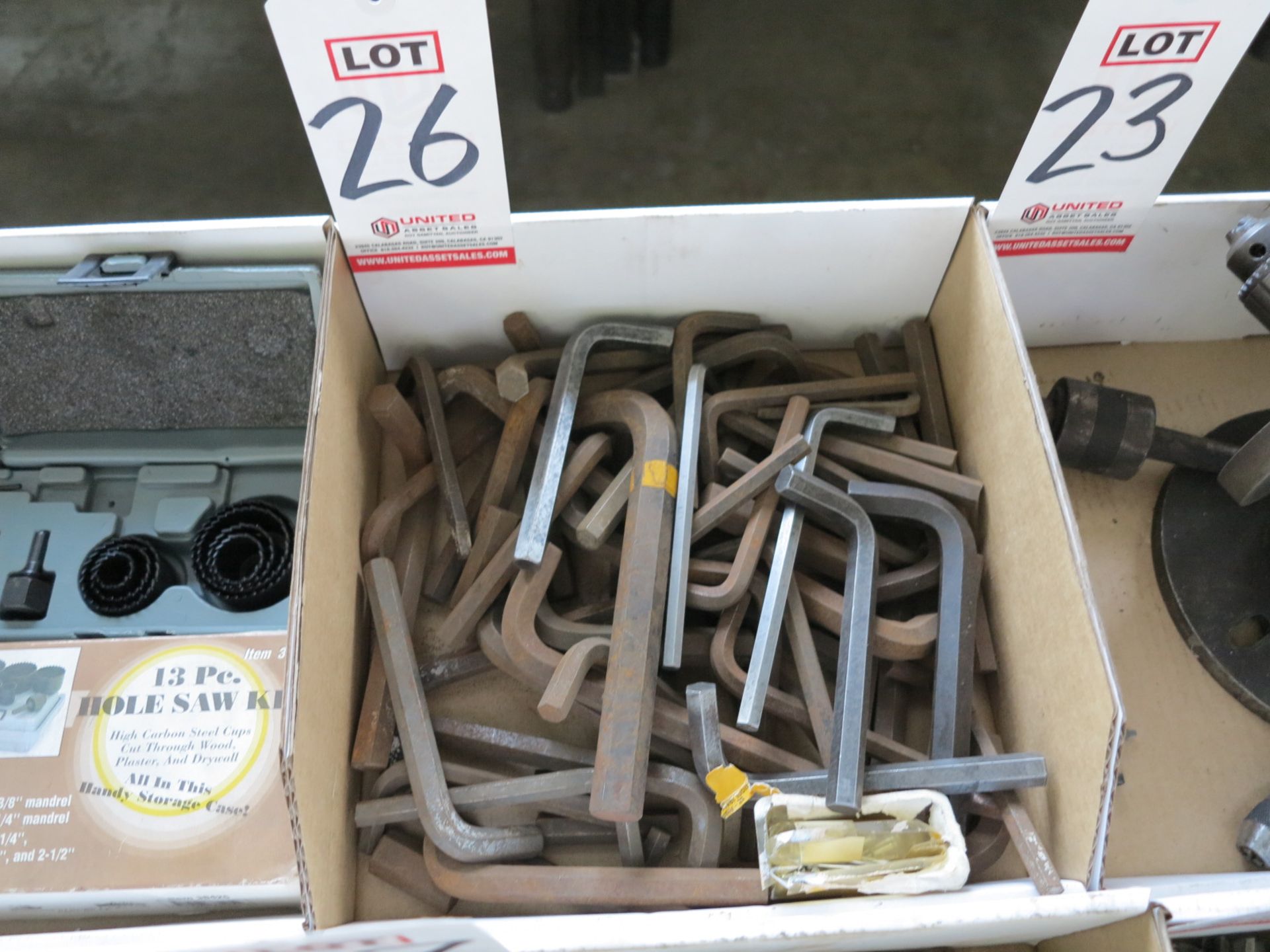 LOT - LARGE ALLEN WRENCHES