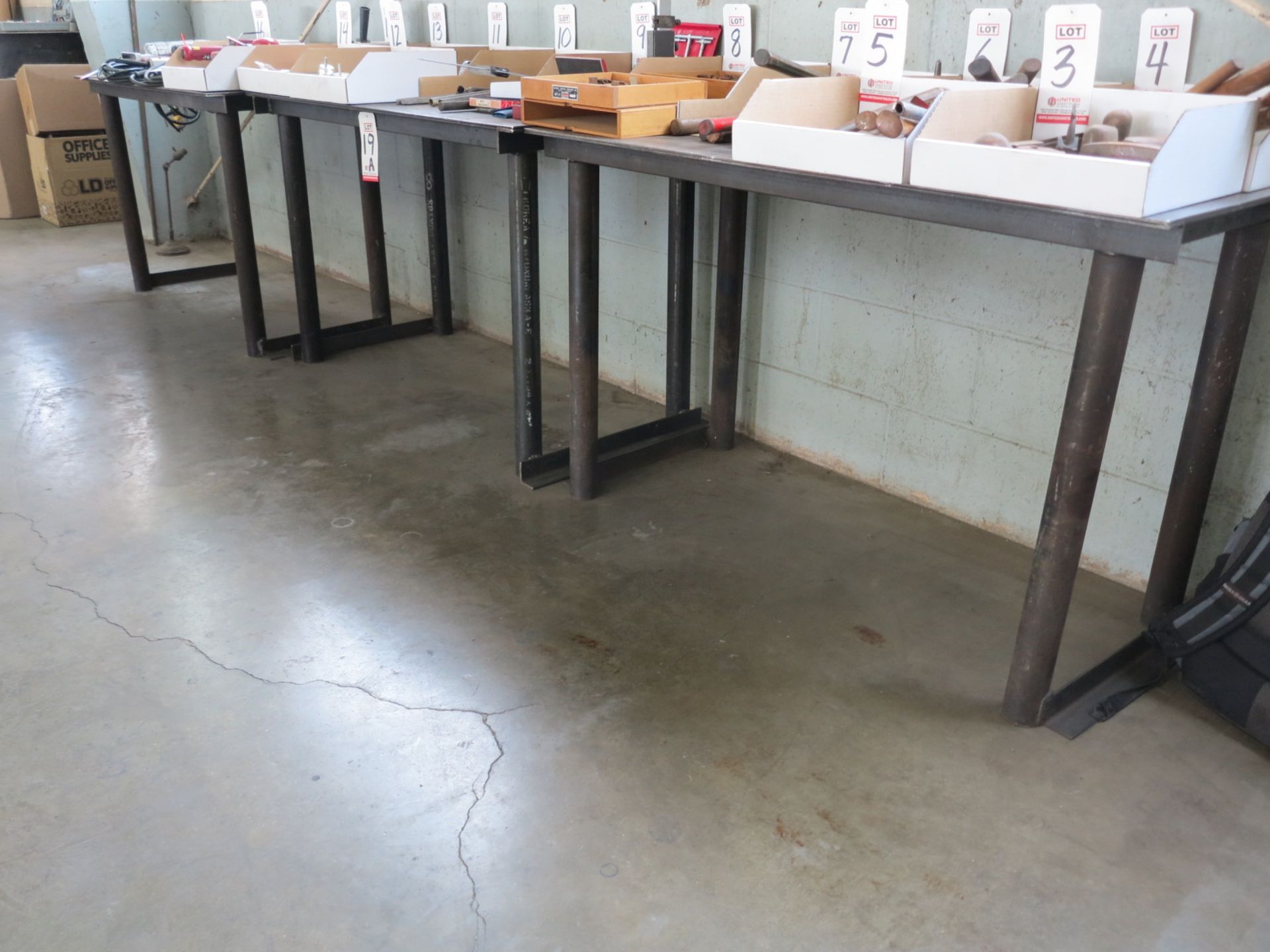 LOT - (3) WORK TABLES