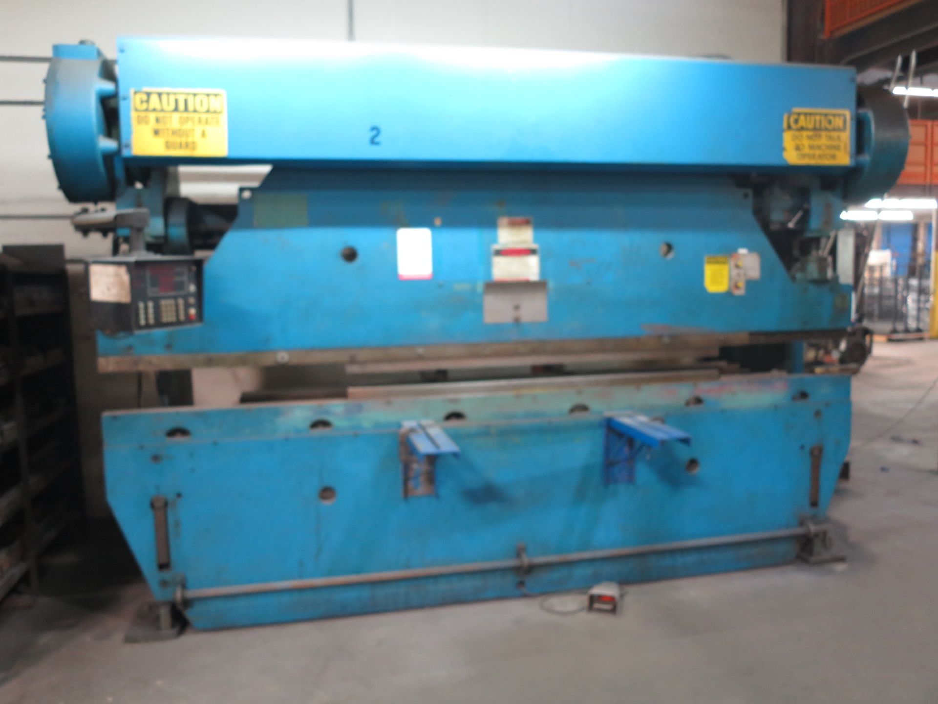 12' MECHANICAL PRESS BRAKE, 3" STROKE, 4" ADJUSTMENT, 12" DIE MOTORIZED RAM, DIE RAIL, DRC CNC