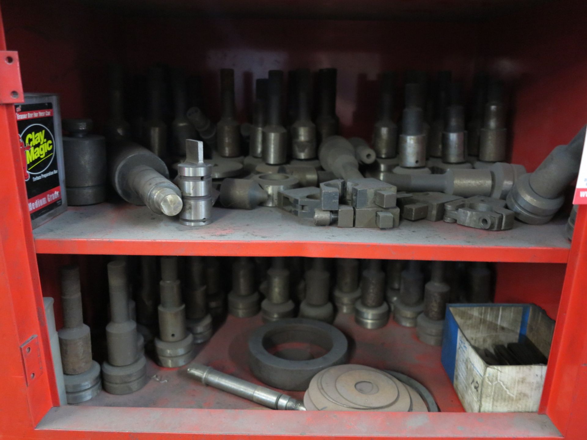 LOT - PUNCH PRESS TOOLING, W/ SHELF UNIT - Image 2 of 4