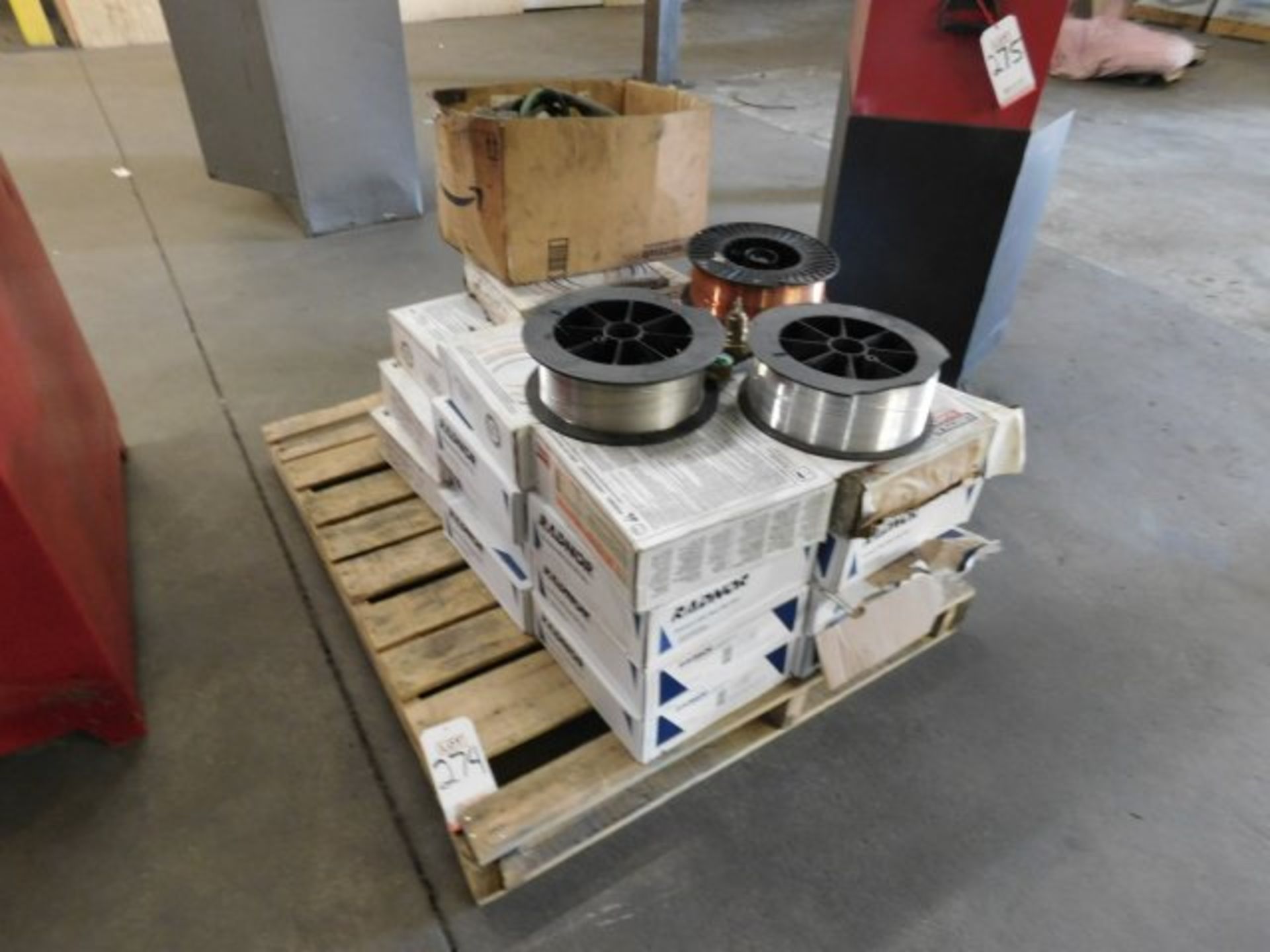 PALLET OF MIG WELDING WIRE