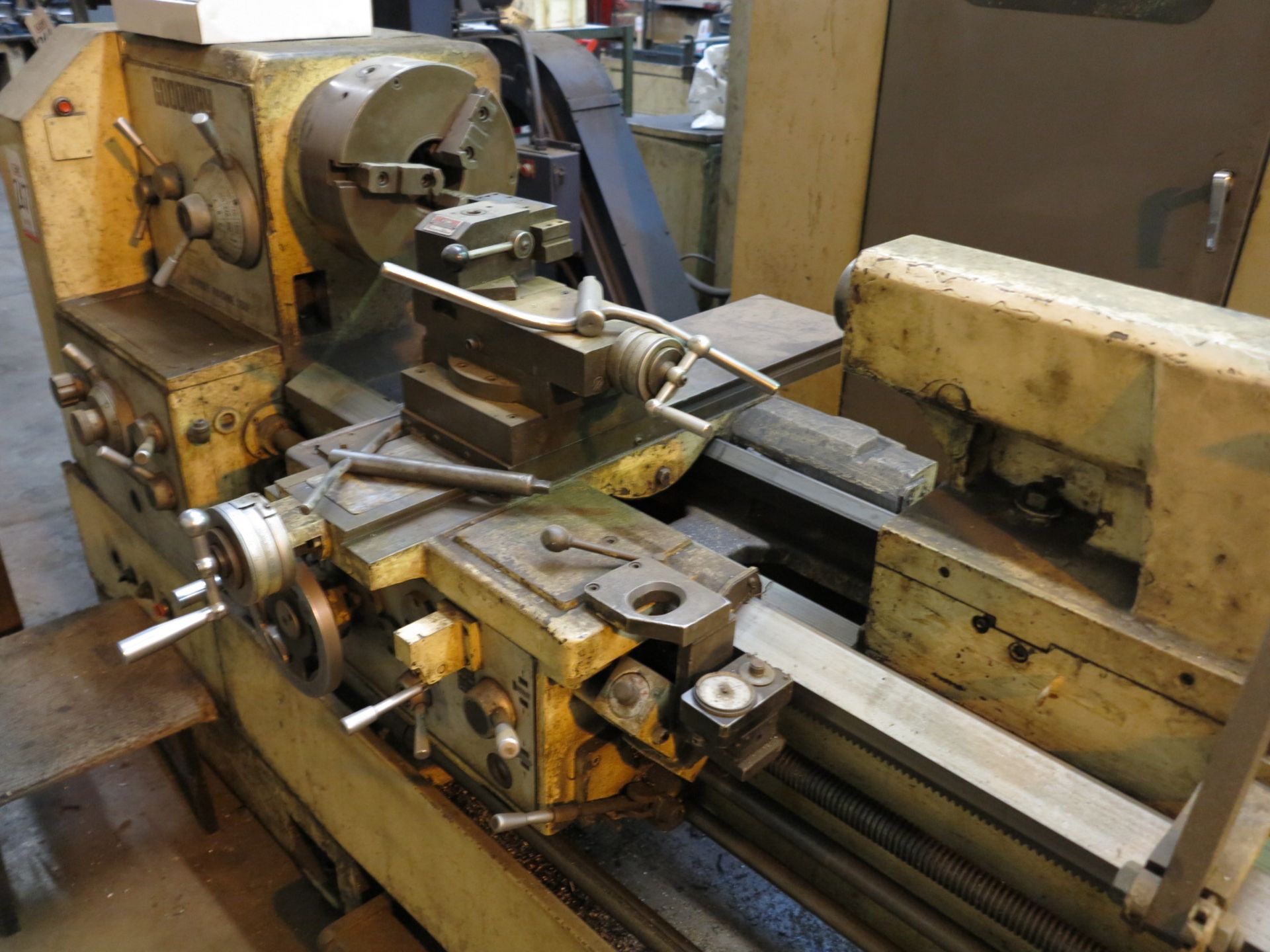 GOODWAY GW-2480 LATHE, 24" X 80", 12" 3-JAW CHUCK, 3" HOLE THROUGH, TAILSTOCK, STEADY REST, ETC. - Image 4 of 5