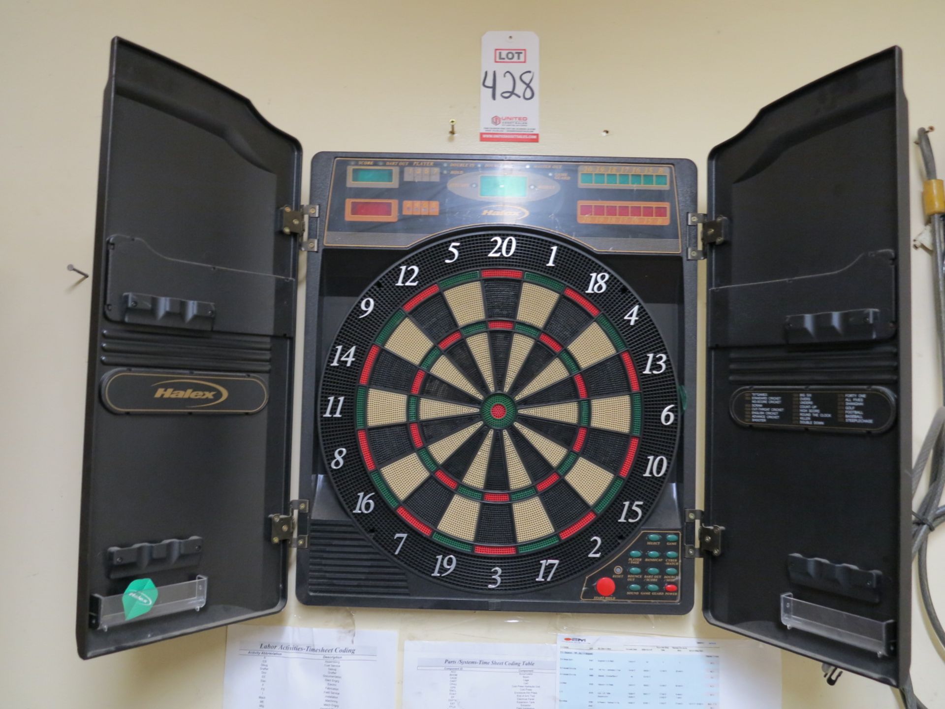 ELECTRONIC DART BOARD - Image 2 of 2