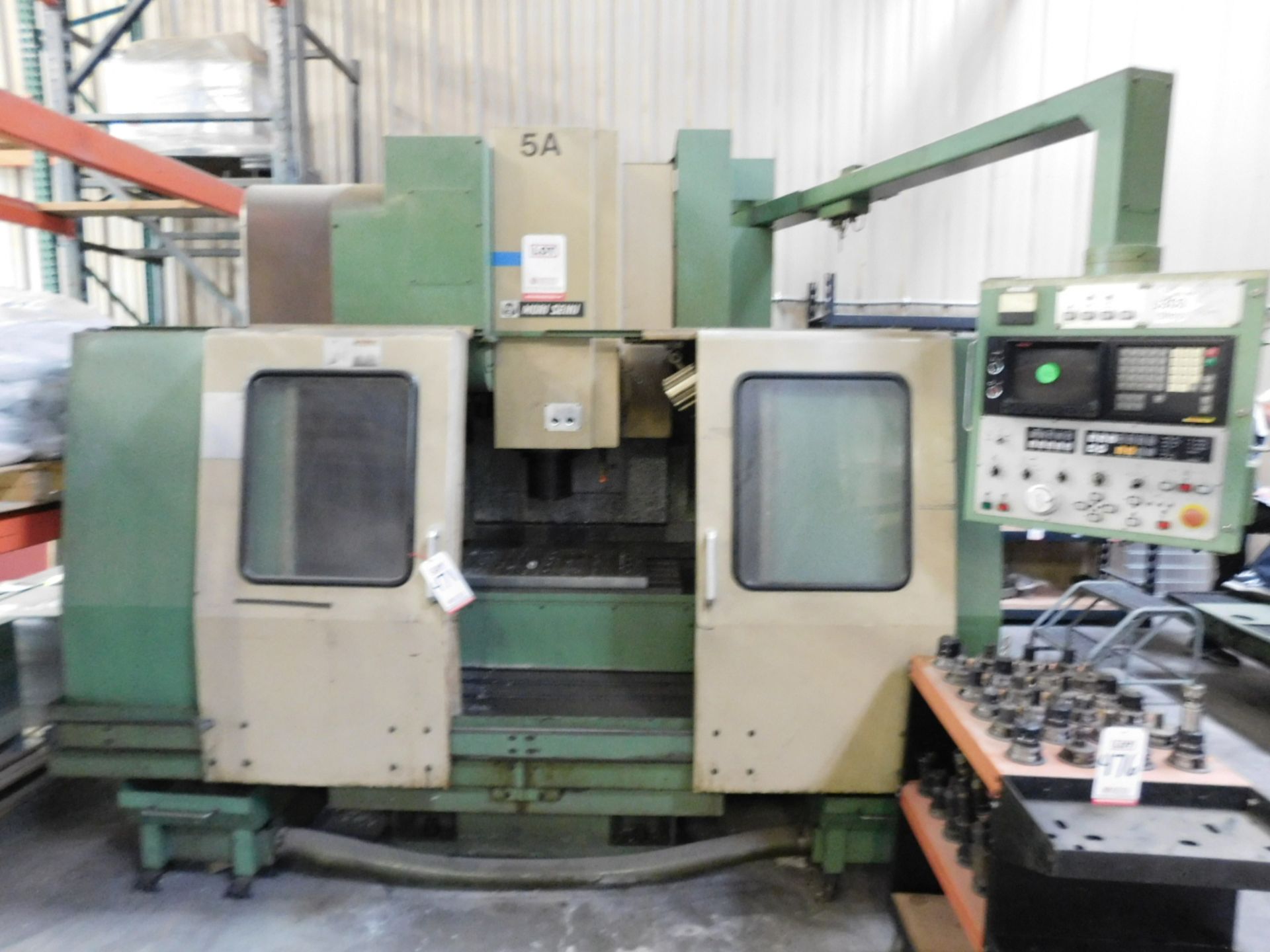 MORI SEIKI MV-45/40 VERTICAL MACHINING CENTER, FANUC 11M CNC CONTROL, S/N 1249