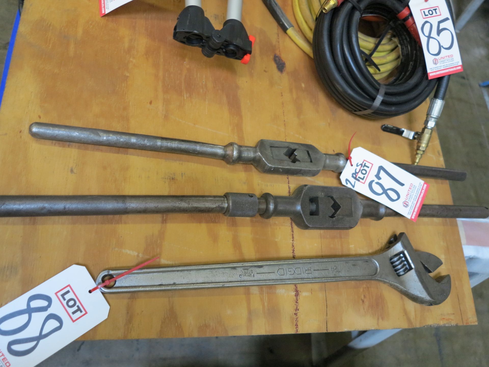 LOT - (2) INDUSTRIAL TAP WRENCHES