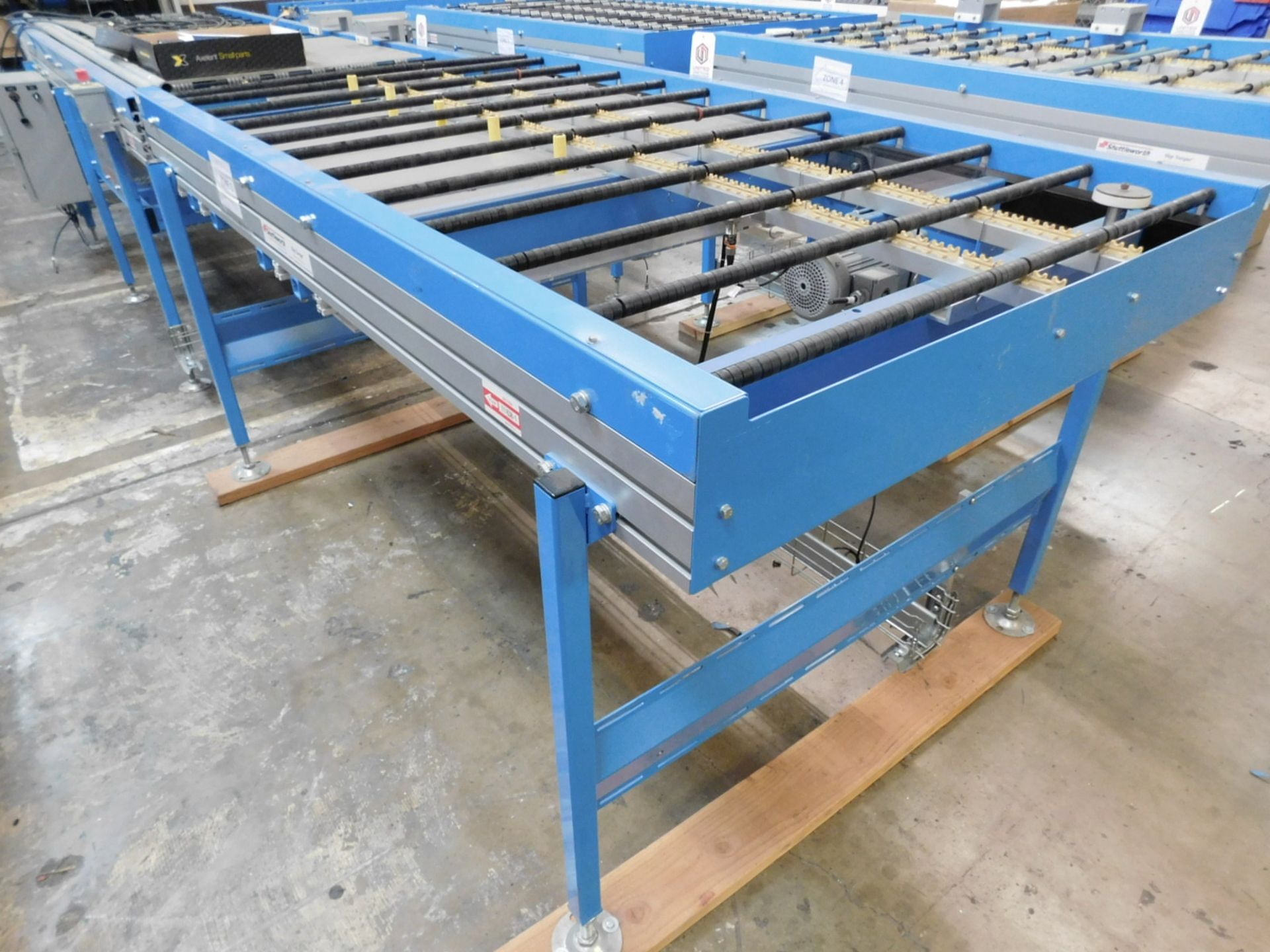 SHUTTLEWORTH SLIP-TORQUE 6'-7" X 39-1/4" WIDE POWERED AUTOMATION CONVEYOR - Image 2 of 3