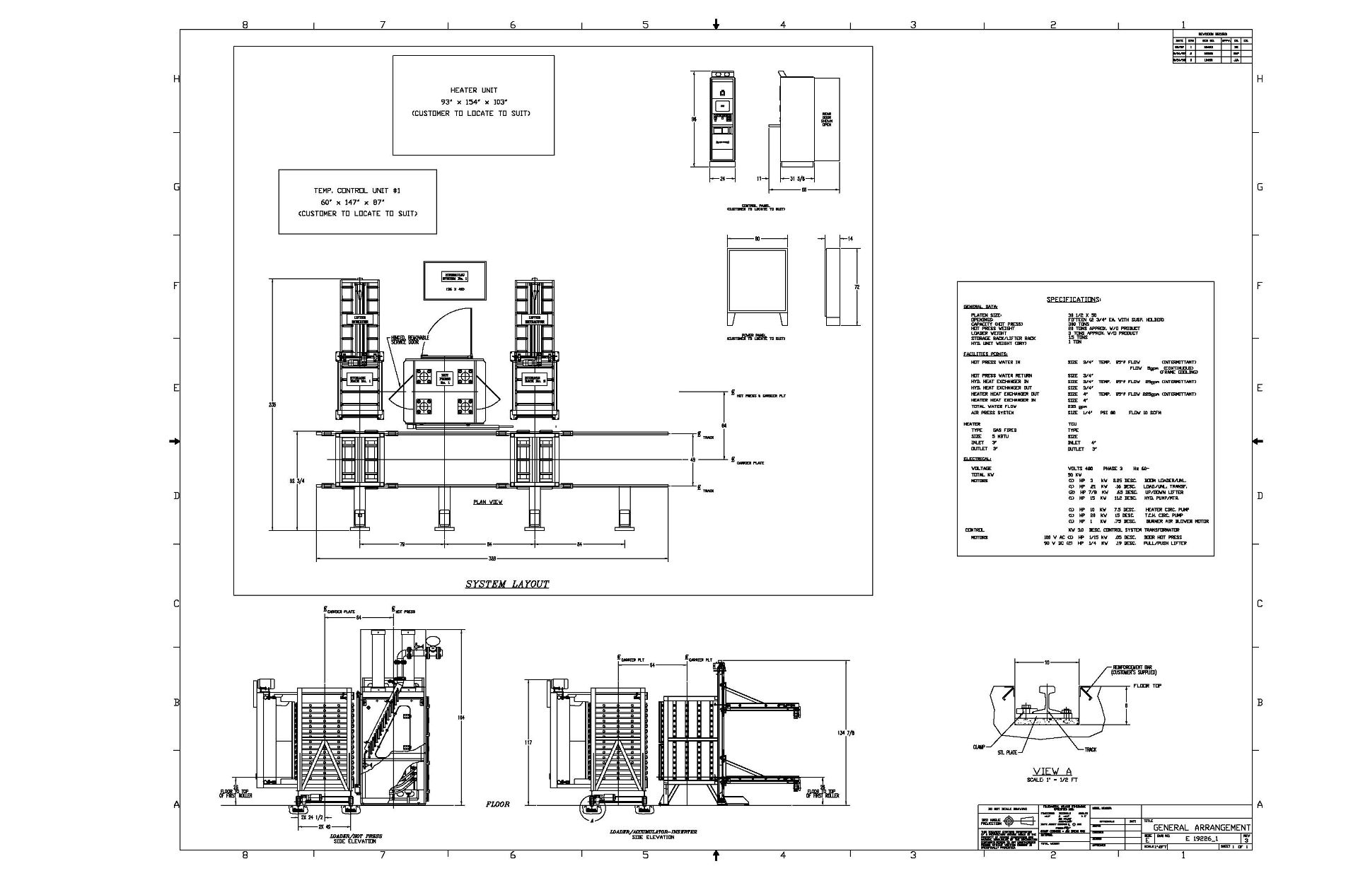 OEM PRESS MODEL VAC/Q/1/140/30.5X50/15/3.5/TG500F/N/SP/1/CPQ/C/SI/XN/480/60H/Z//3, 30.5" X 50" PLATE - Image 4 of 4