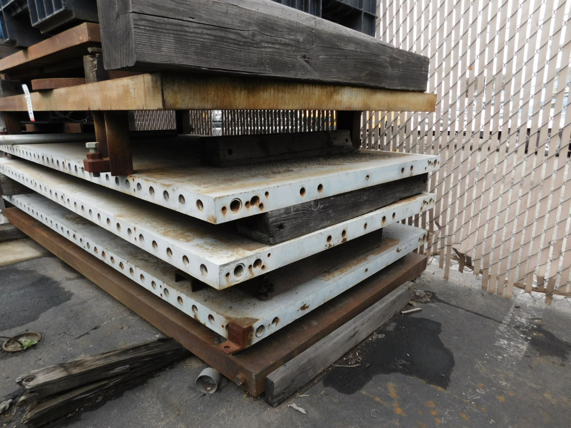 LOT - (5) 50" X 100" STEAM HEATED PRESS PLATENS - Image 2 of 2