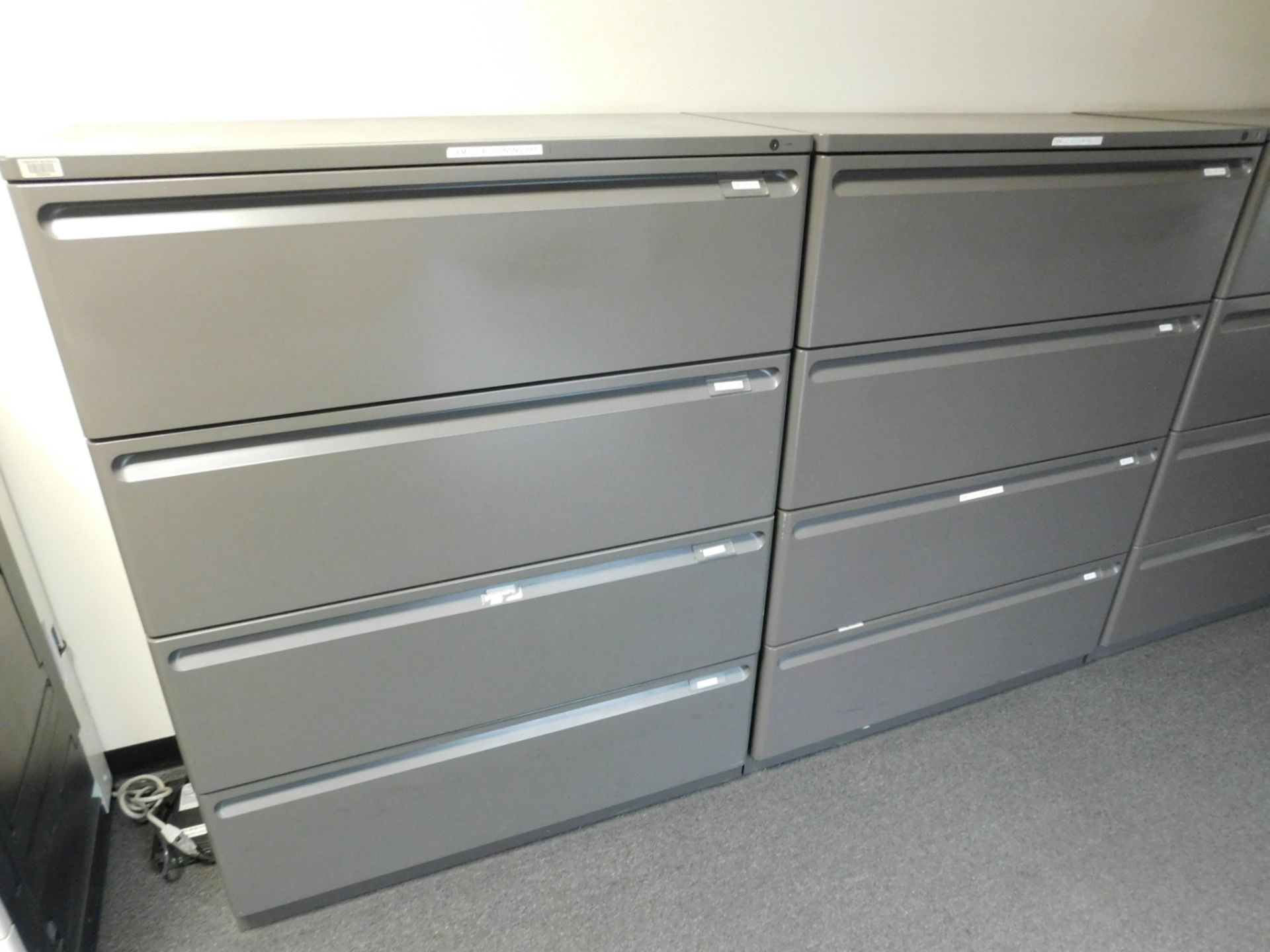 LOT - (4) LATERAL FILE CABINETS