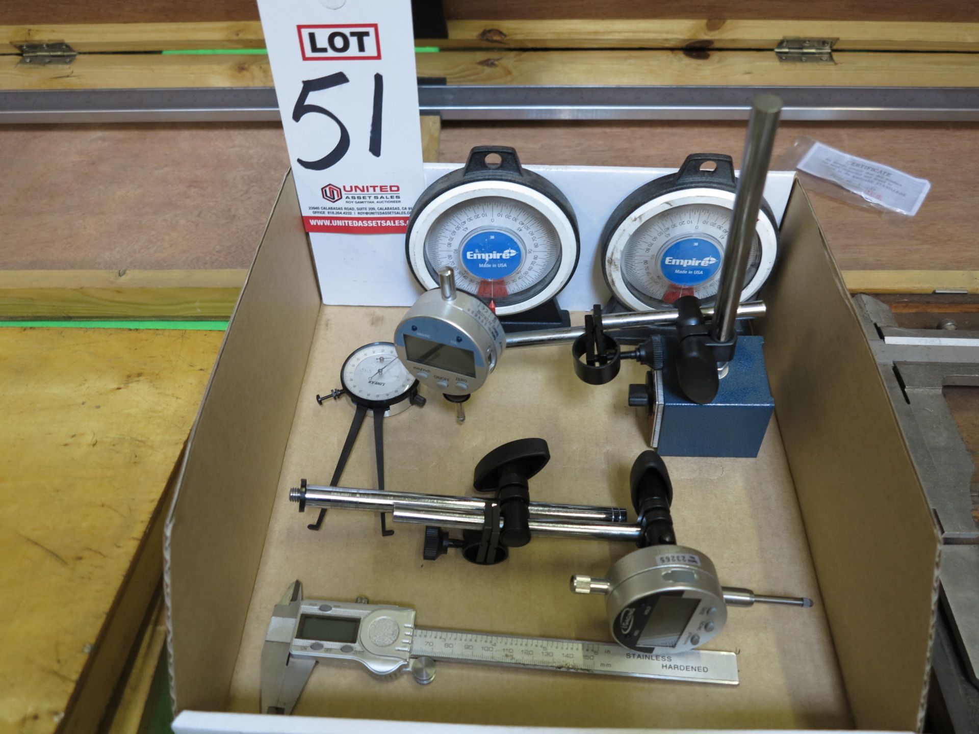 LOT - ASSORTED INSPECTION TOOLS