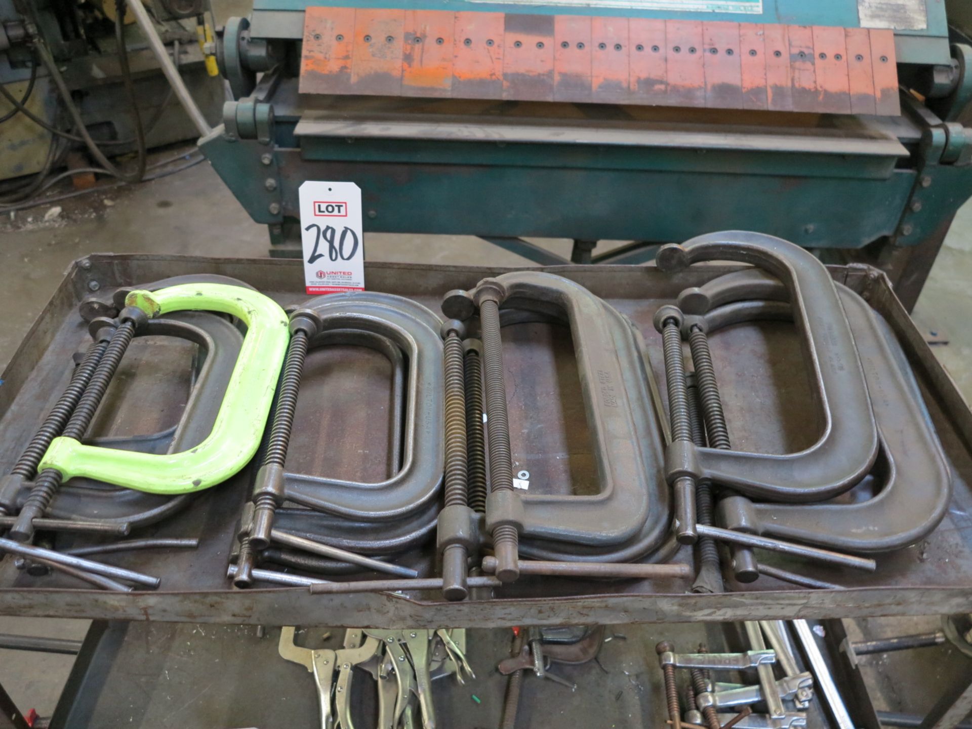 LOT - (13) INDUSTRIAL C-CLAMPS