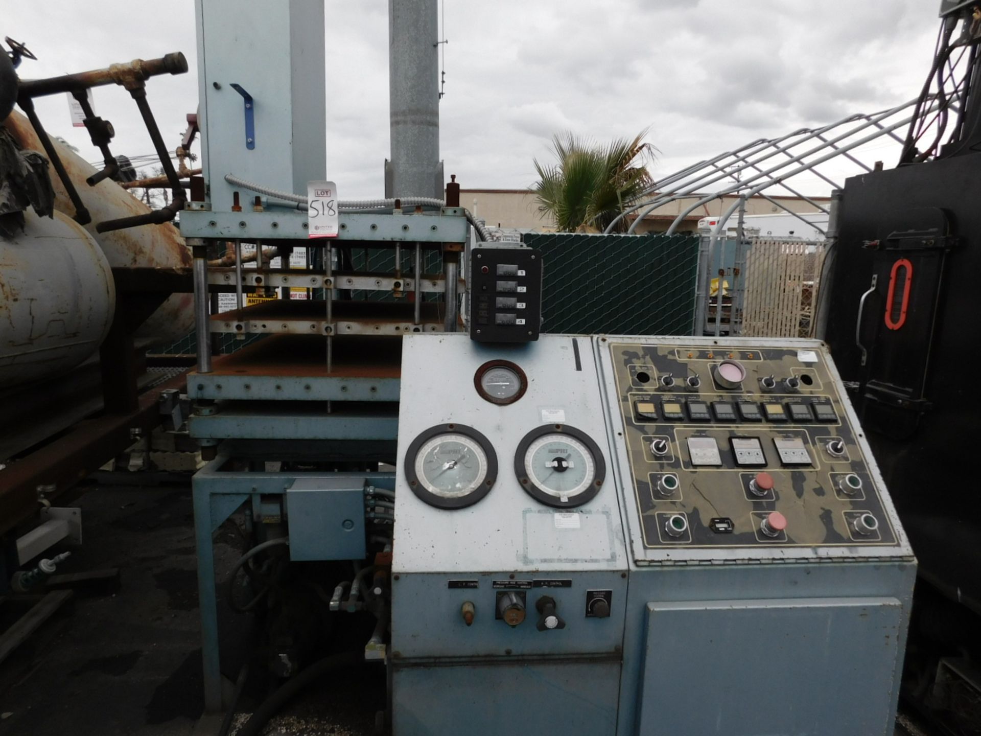 1996 PHI COLD PRESS, MODEL SMHT150R3630S-4UH0-X-Z2S8-R, REBUILDABLE, 4 OPENING, 30-1/2" X 36-1/2"