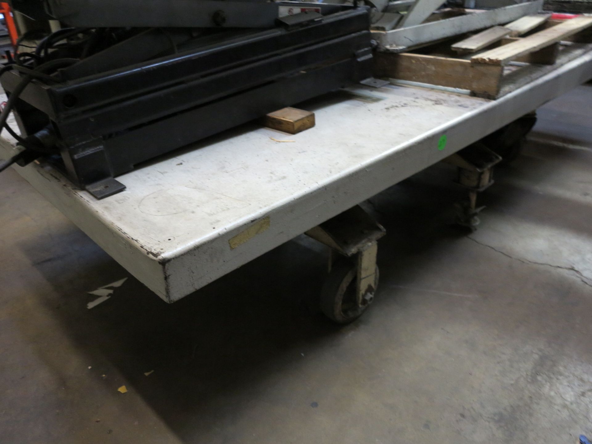 AMERICAN LIFTS 4,000 LB HYDRAULIC SCISSOR LIFT TABLE, MODEL M-1202, 4' X 8', ON CASTERS - Image 2 of 2