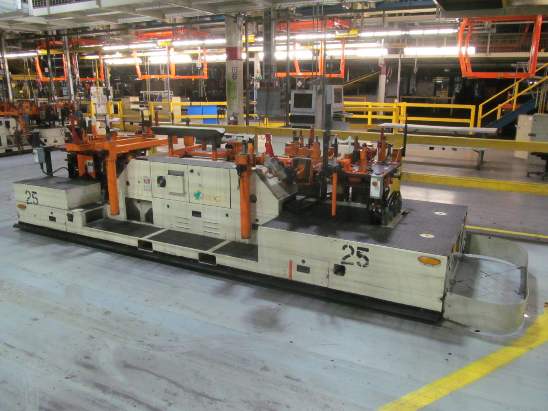 FROG GM COMMON AGV (AUTOMATED GUIDED VEHICLE), S/N 2002-025, 8000 LB. CAPACITY, 48 VOLT,
