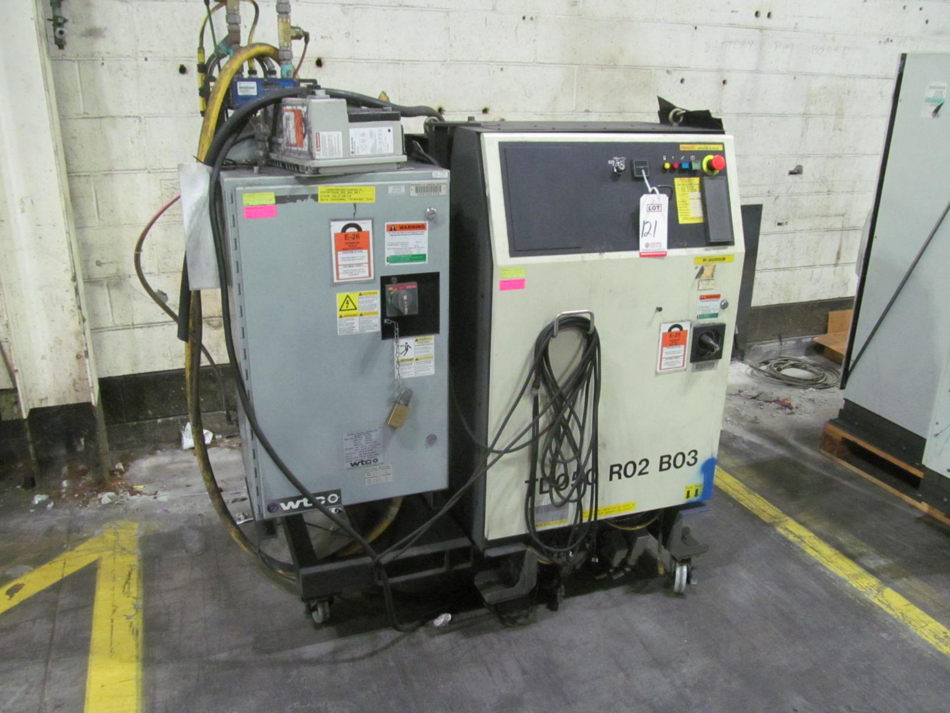 FANUC R-30iA ROBOT CONTROL, S/N E08Y01332 (2008), TYPE A05B-2535-B050, WTC WELDER CONTROL, (LOC.-