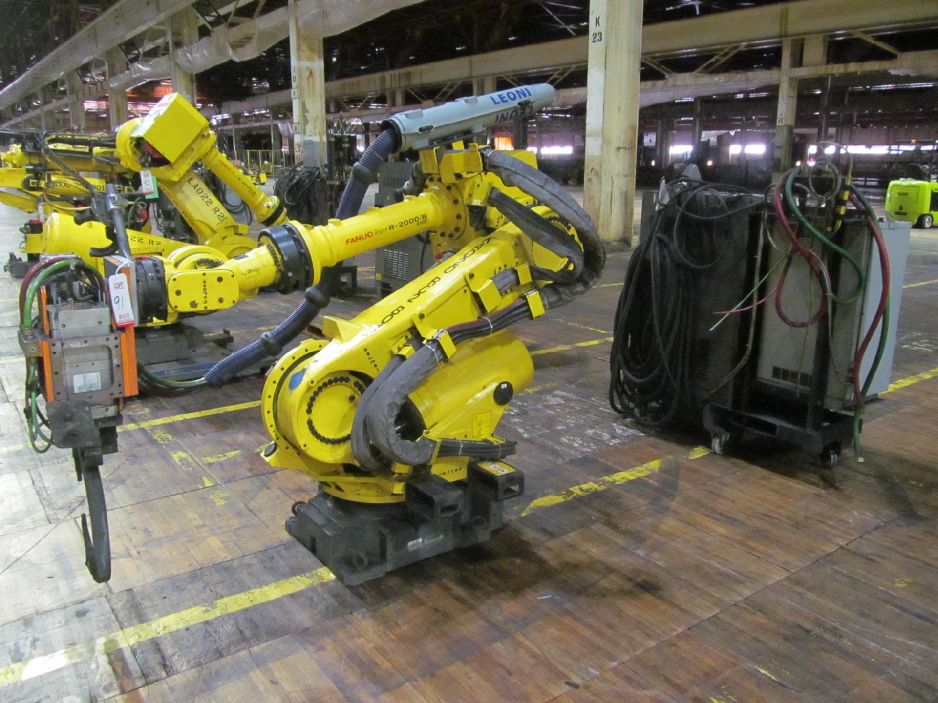 6-AXIS FANUC R-2000iB 210F ROBOT, S/N R08X01646 (2008), TYPE A05B-1329-B205, R-30iA CONTROL, SPOT