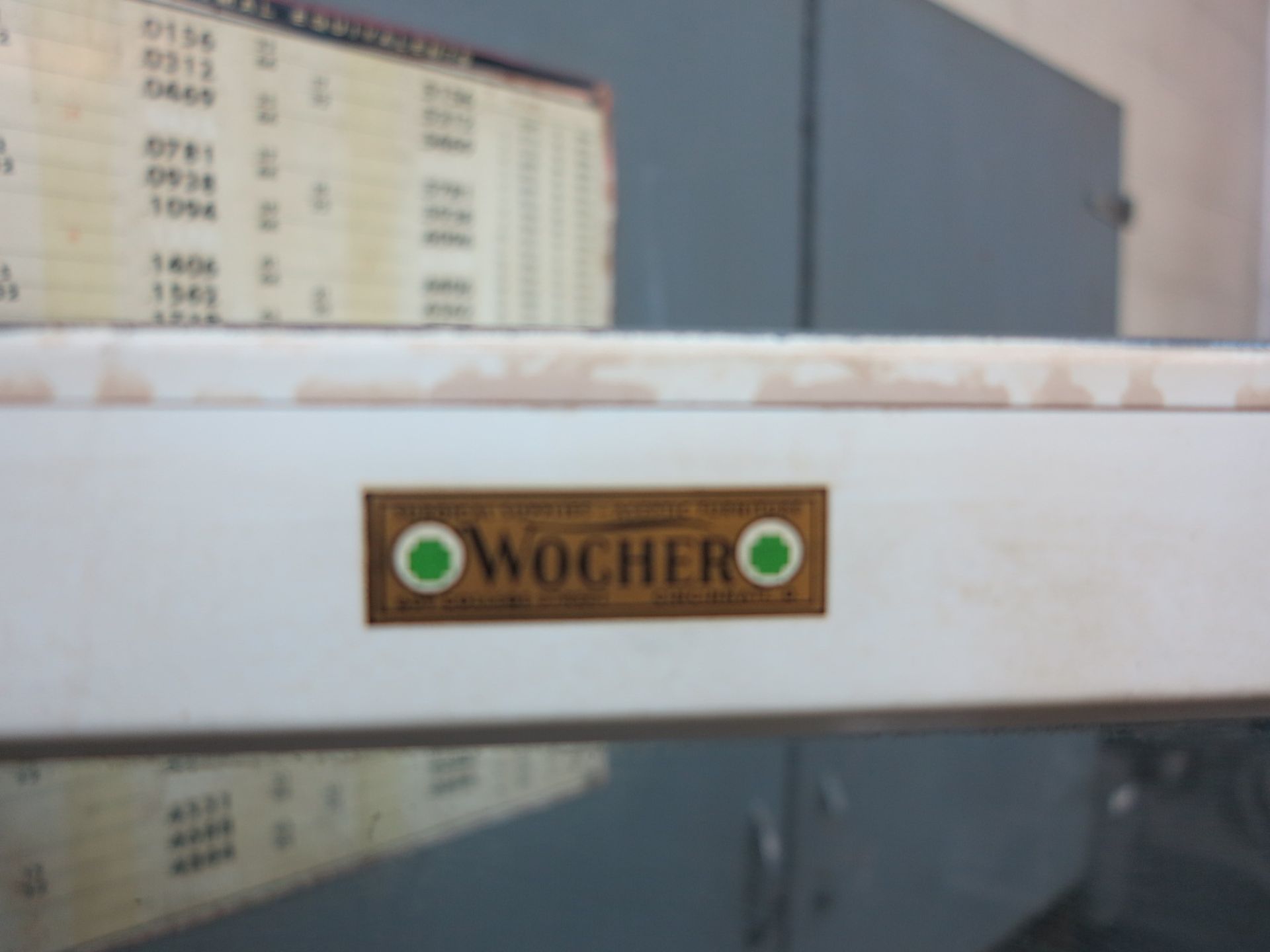 WOCHER GLASS DOORED MEDICAL CABINET, CONTENTS NOT INCLUDED - Image 3 of 3