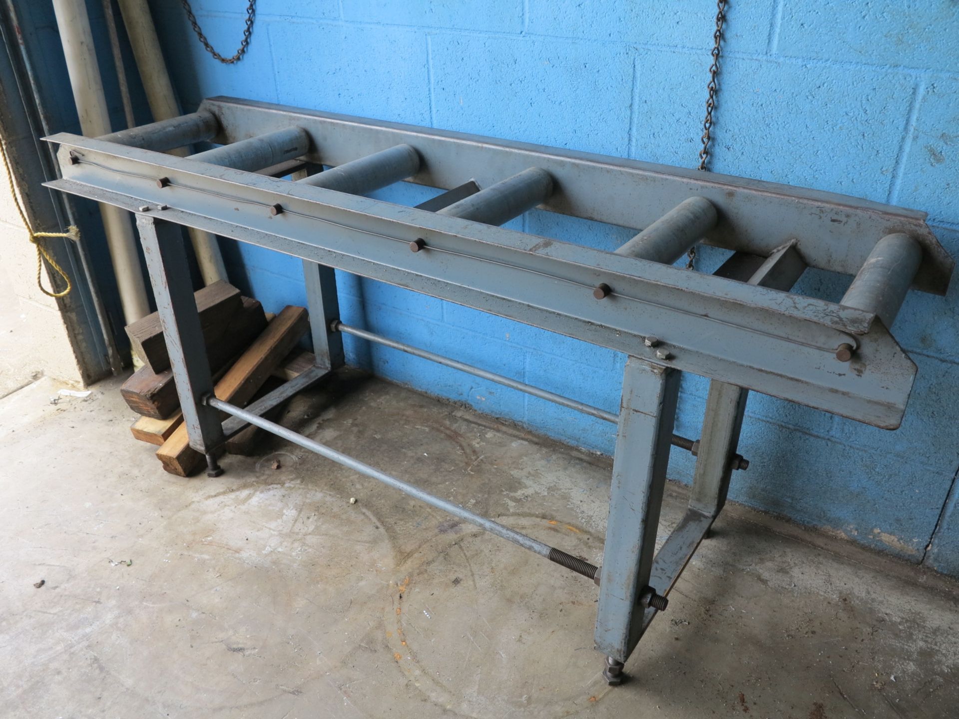 LOT - LIAN FENG HORIZONTAL BAND SAW, MODEL LF-BS12A, 12" CAPACITY, S/N 12459, W/ 5' ROLLER CONVEYOR, - Image 3 of 4