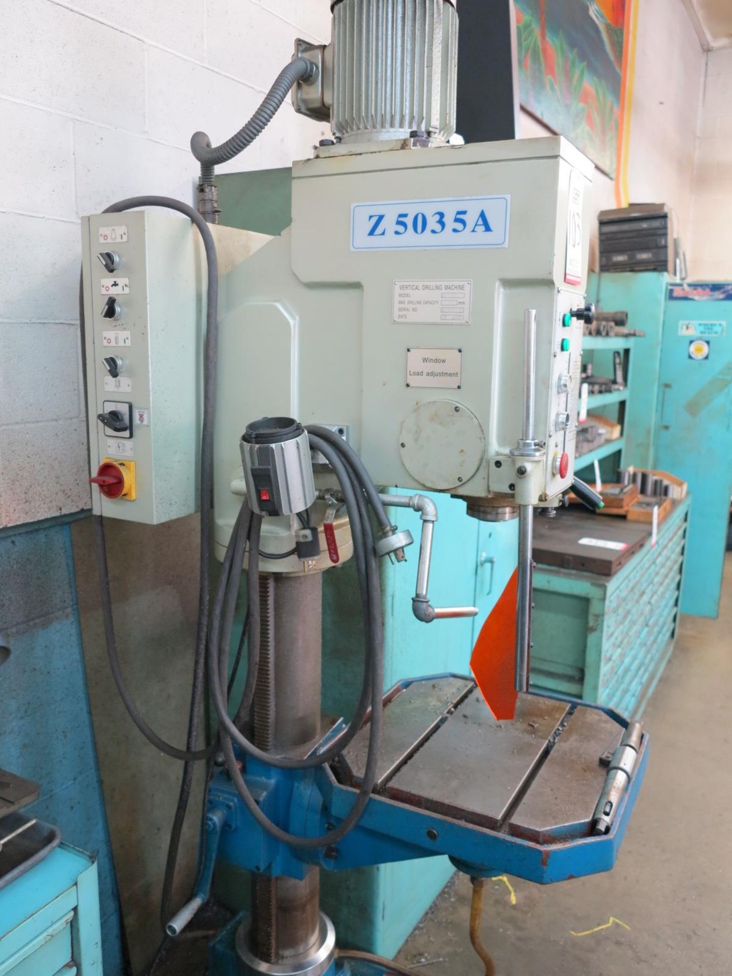 2007 VERTICAL DRILLING MACHINE, MODEL Z5035A, S/N 357032044, MAX DRILLING CAPACITY: 35 MM - Image 4 of 4