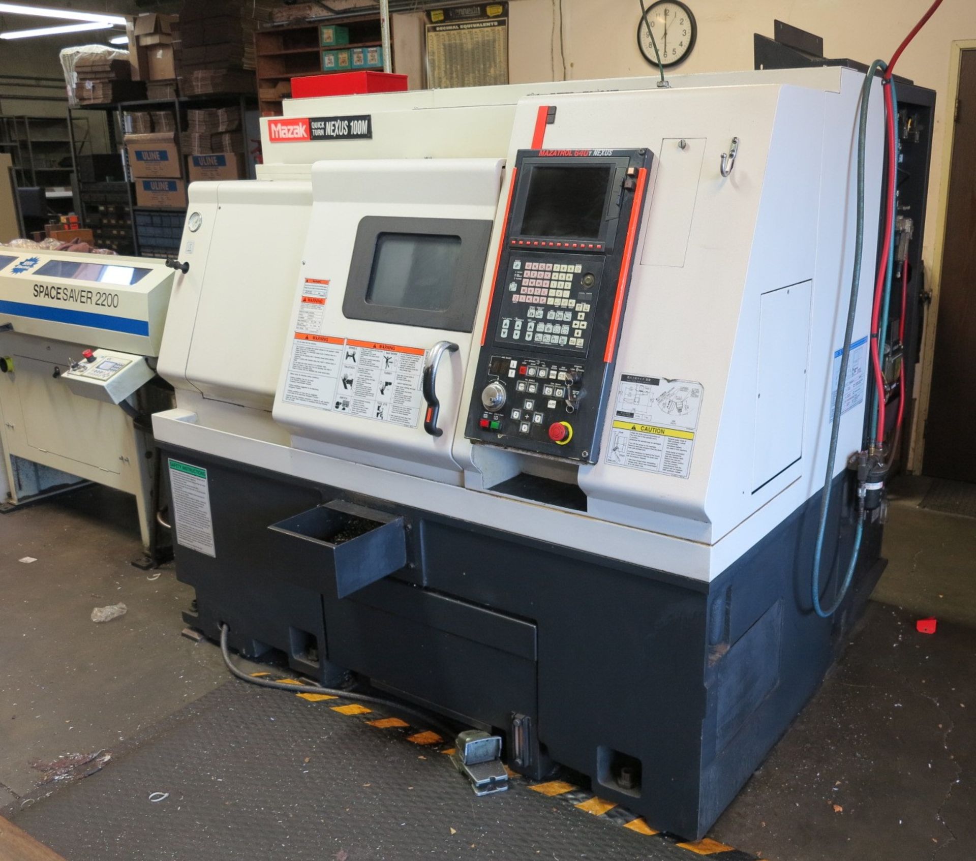 2006 MAZAK QTN NEXUS 100M CNC LATHE, MAZATROL 640T FUSION NEXUS CNC CONTROL, FULL C-AXIS SPINDLE - Image 2 of 23