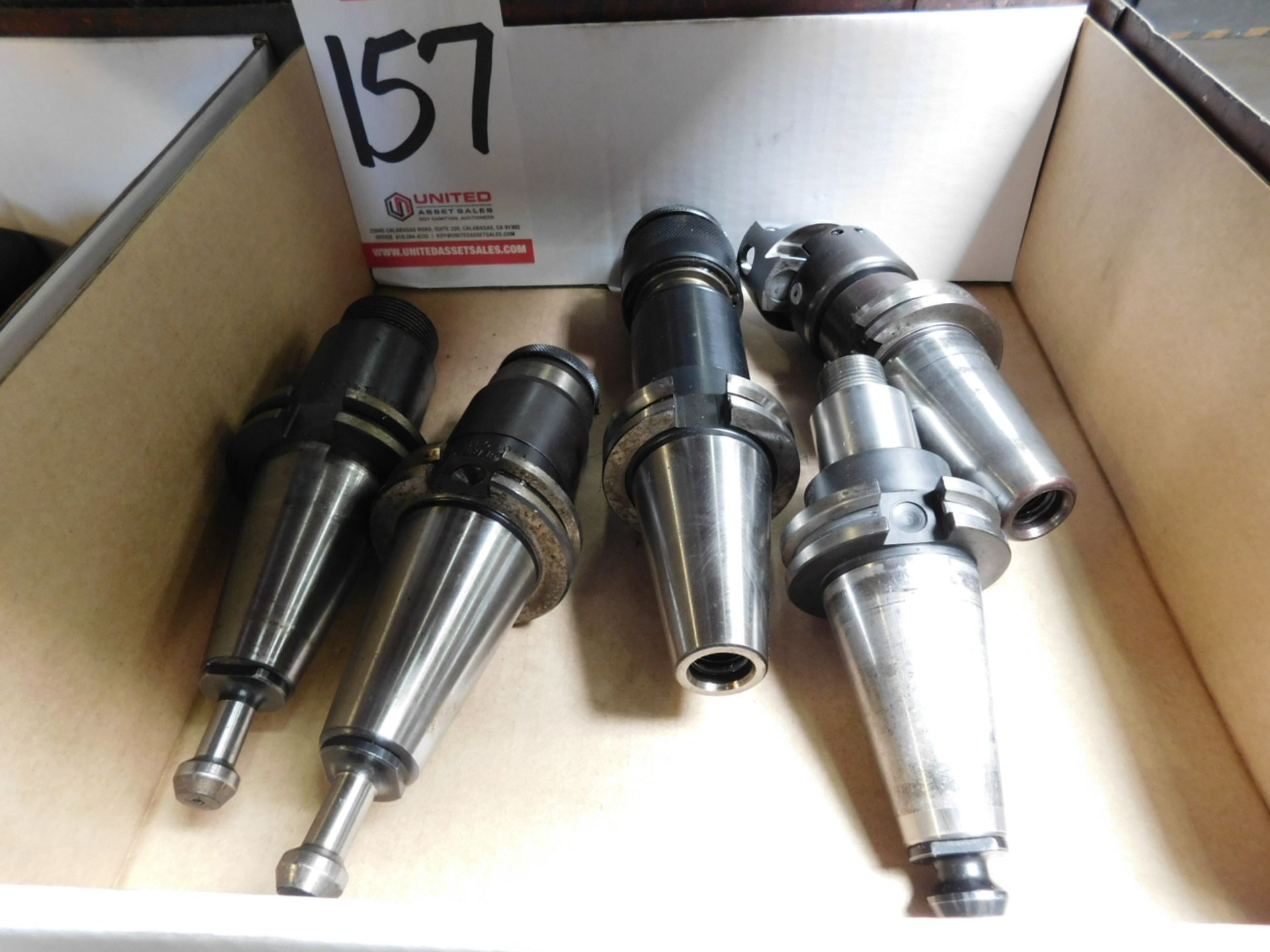 LOT - (5) CAT 40 TOOL HOLDERS