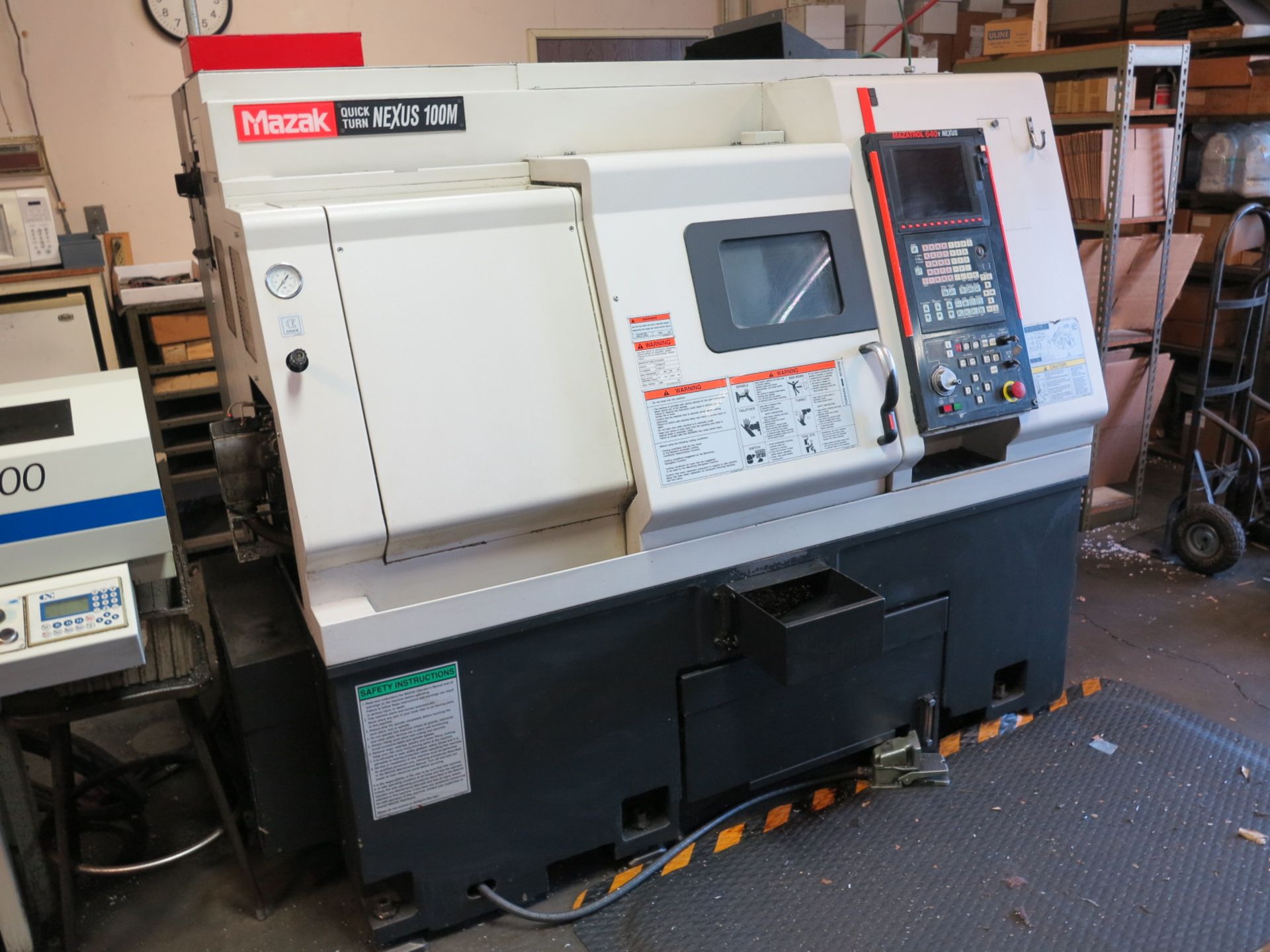 2006 MAZAK QTN NEXUS 100M CNC LATHE, MAZATROL 640T FUSION NEXUS CNC CONTROL, FULL C-AXIS SPINDLE - Image 16 of 23