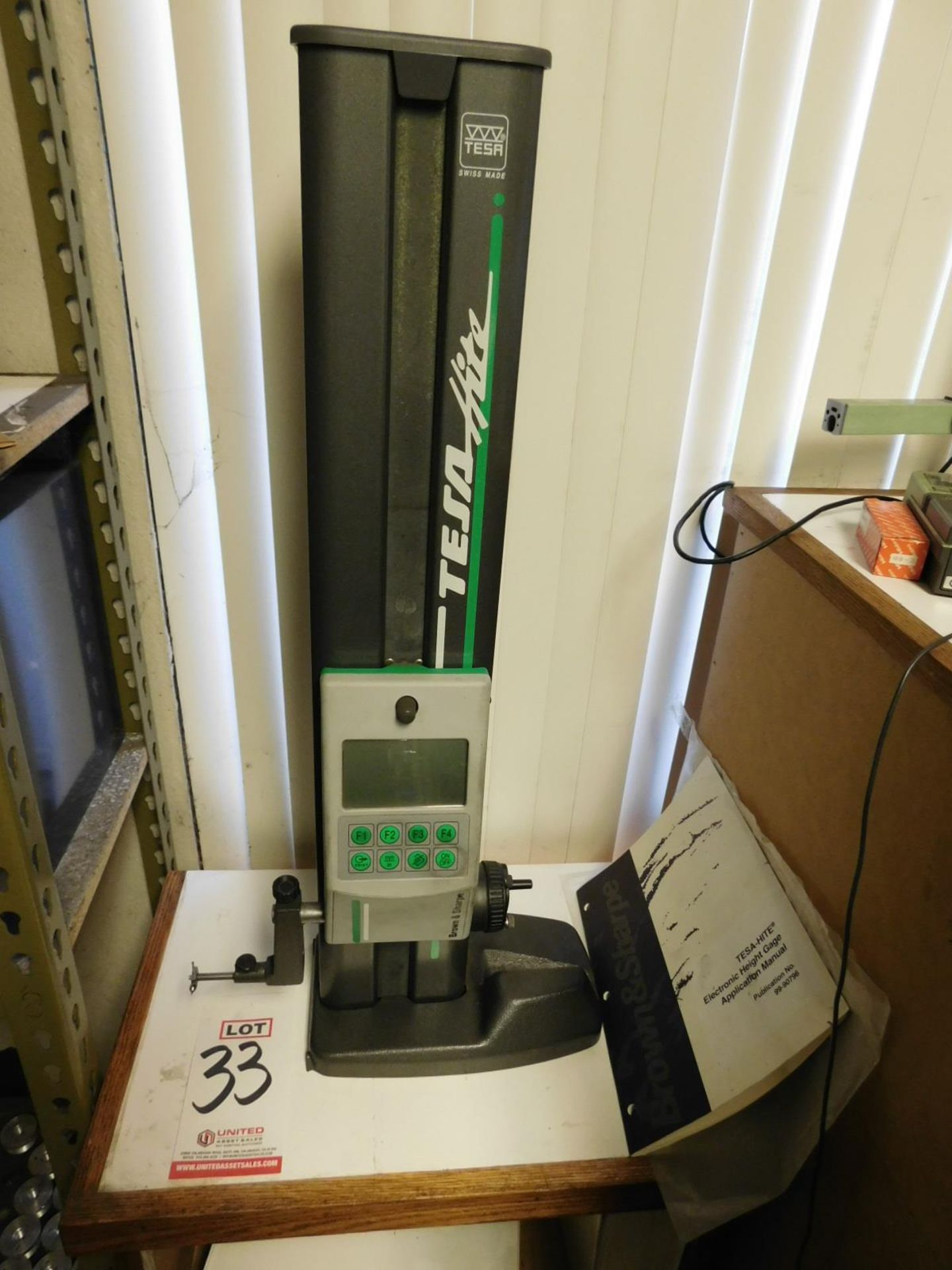 TESA-HITE ELECTRONIC HEIGHT GAGE, 14"