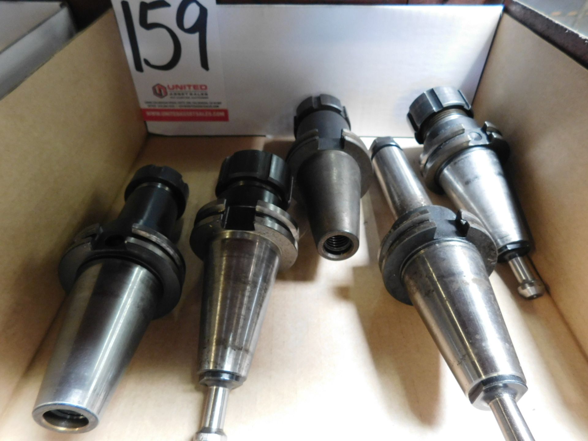 LOT - (5) CAT 40 TOOL HOLDERS