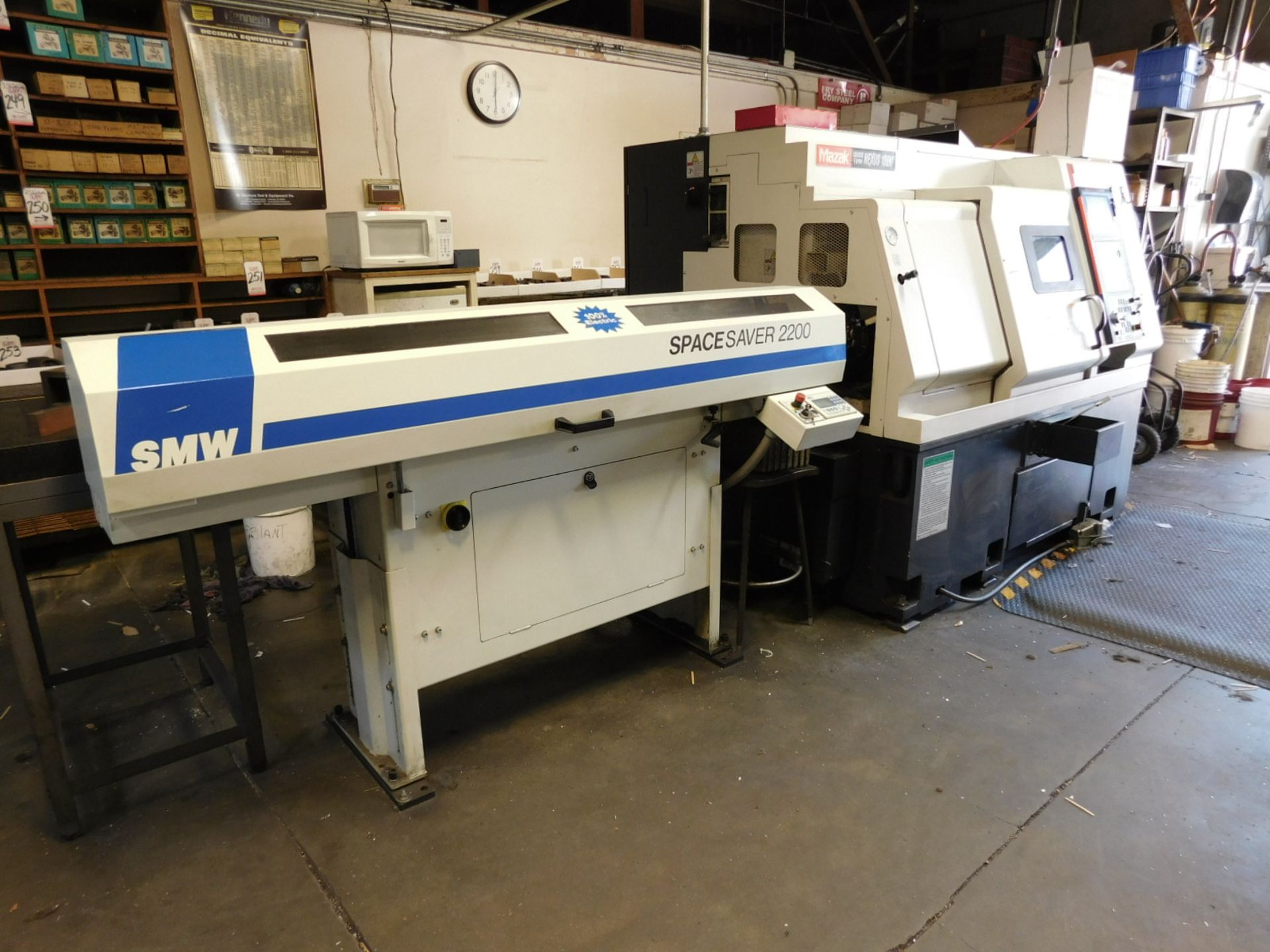 2006 MAZAK QTN NEXUS 100M CNC LATHE, MAZATROL 640T FUSION NEXUS CNC CONTROL, FULL C-AXIS SPINDLE - Image 5 of 23