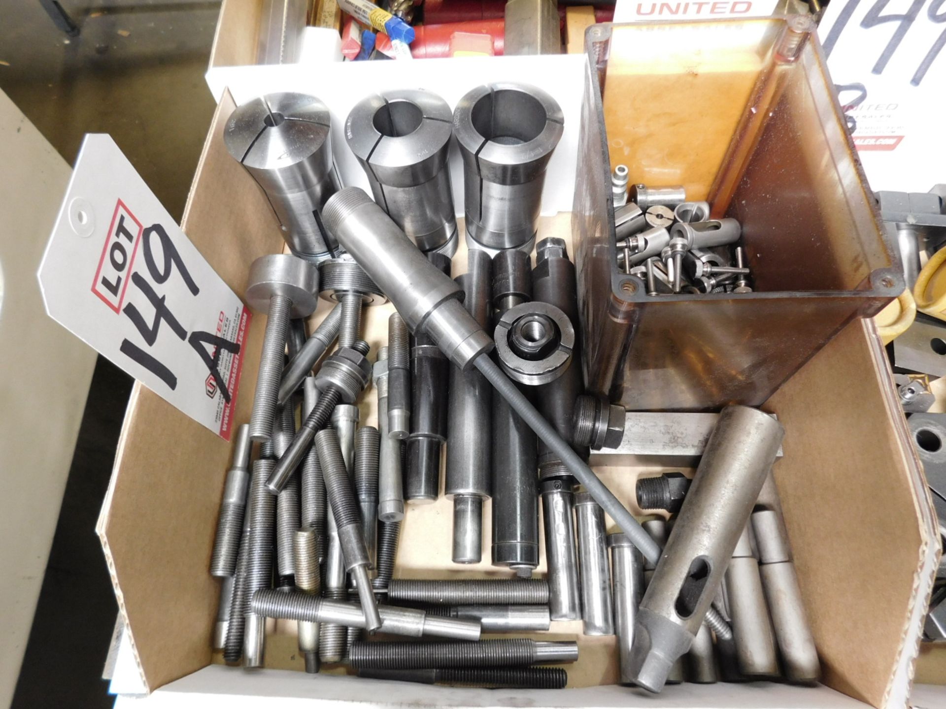 LOT - 16C COLLETS, MISC TOOL HOLDERS AND RELATED ITEMS