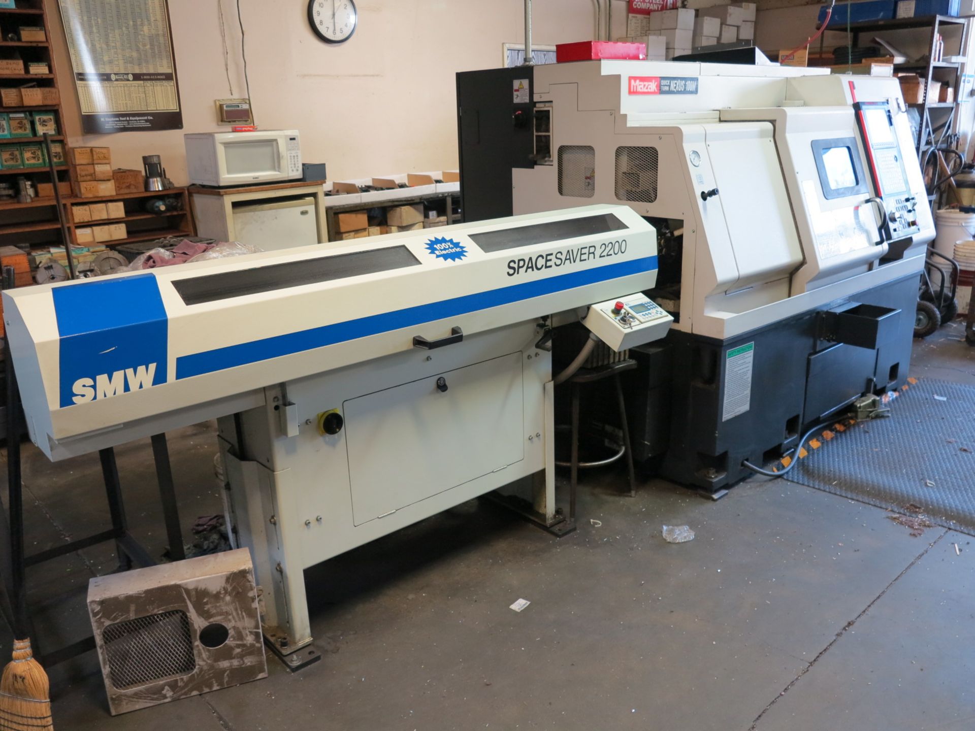 2006 MAZAK QTN NEXUS 100M CNC LATHE, MAZATROL 640T FUSION NEXUS CNC CONTROL, FULL C-AXIS SPINDLE - Image 17 of 23