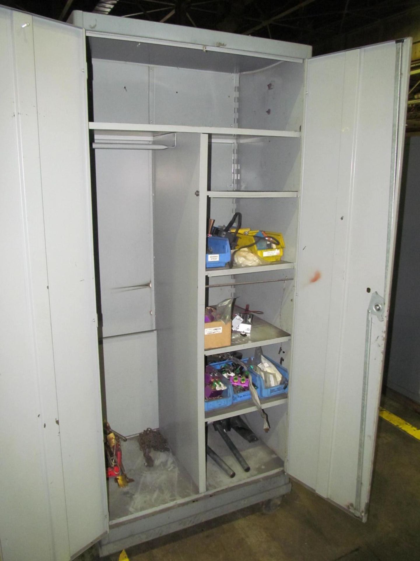 36" x 24" x 78" HIGH 2-DOOR STEEL CABINET (LOC N25) - Image 2 of 2