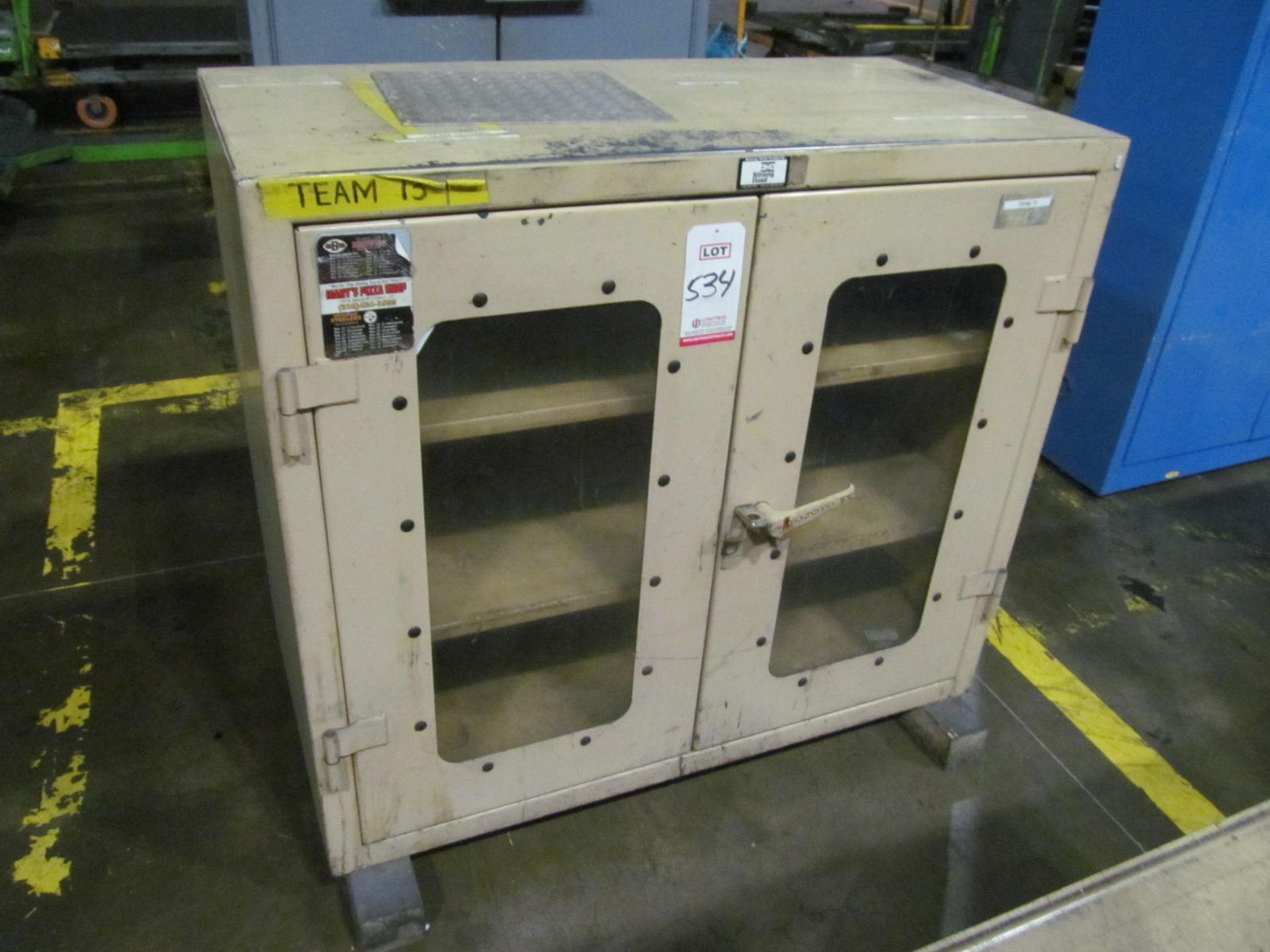 STRONG HOLD 43.5-LD-242 STEEL CABINET, 48" x 24" x 42" HIGH (LOC. O25)