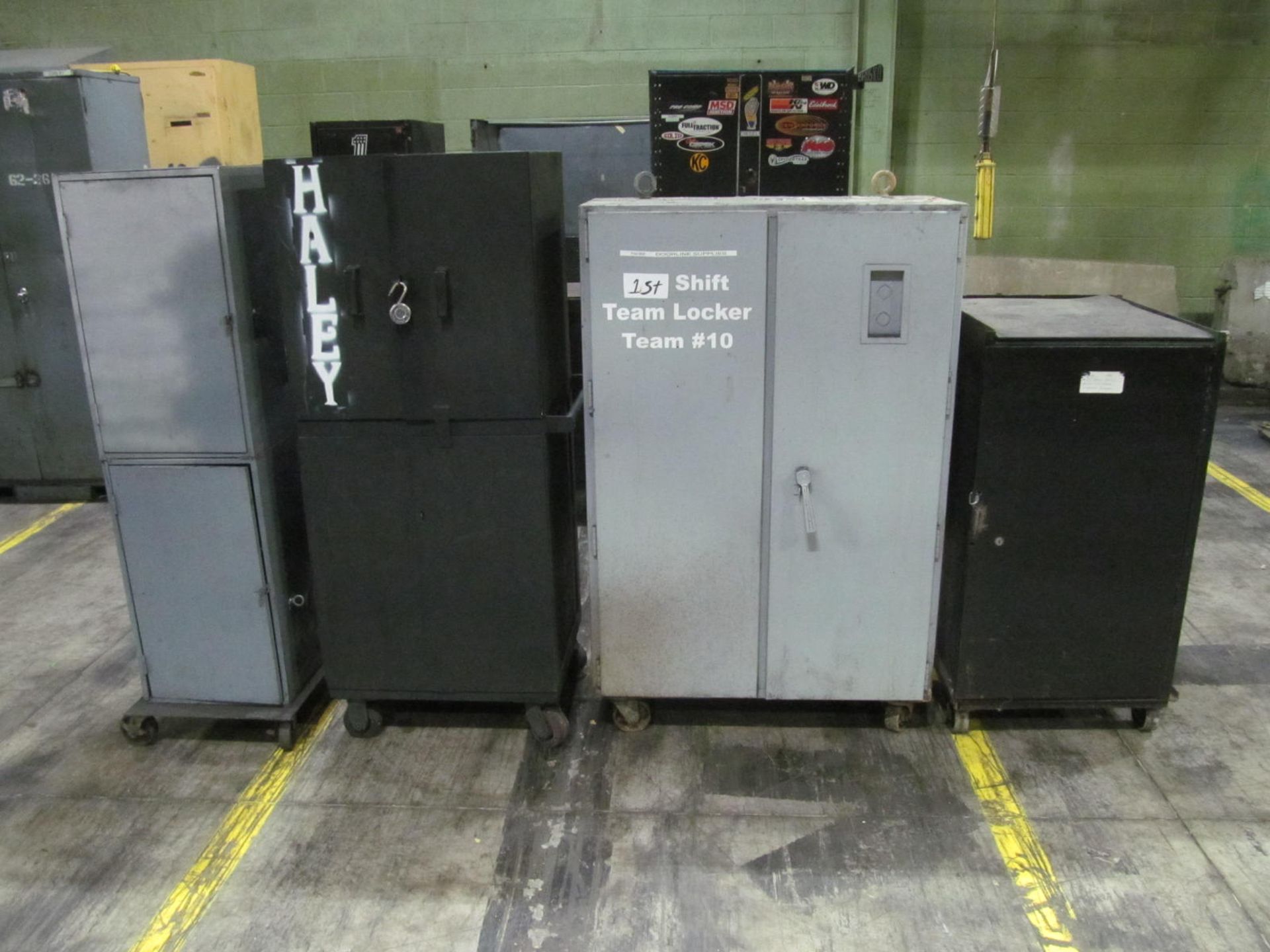 LOT - (4) ASSORTED STEEL CABINETS (LOC. P29)