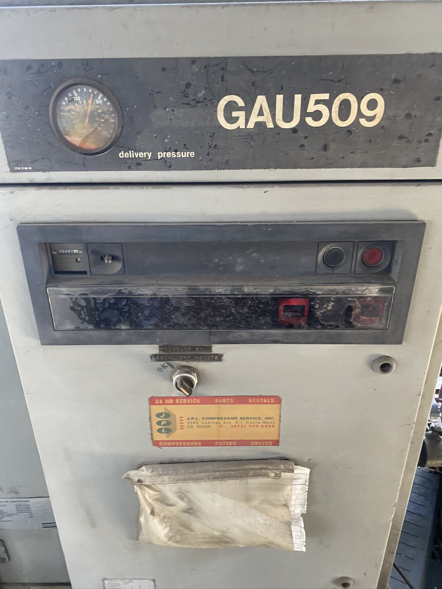 ATLAS COPCO COMPRESSOR, MODEL GAU509, 50 HP, S/N ARP-745-236 - Image 3 of 5