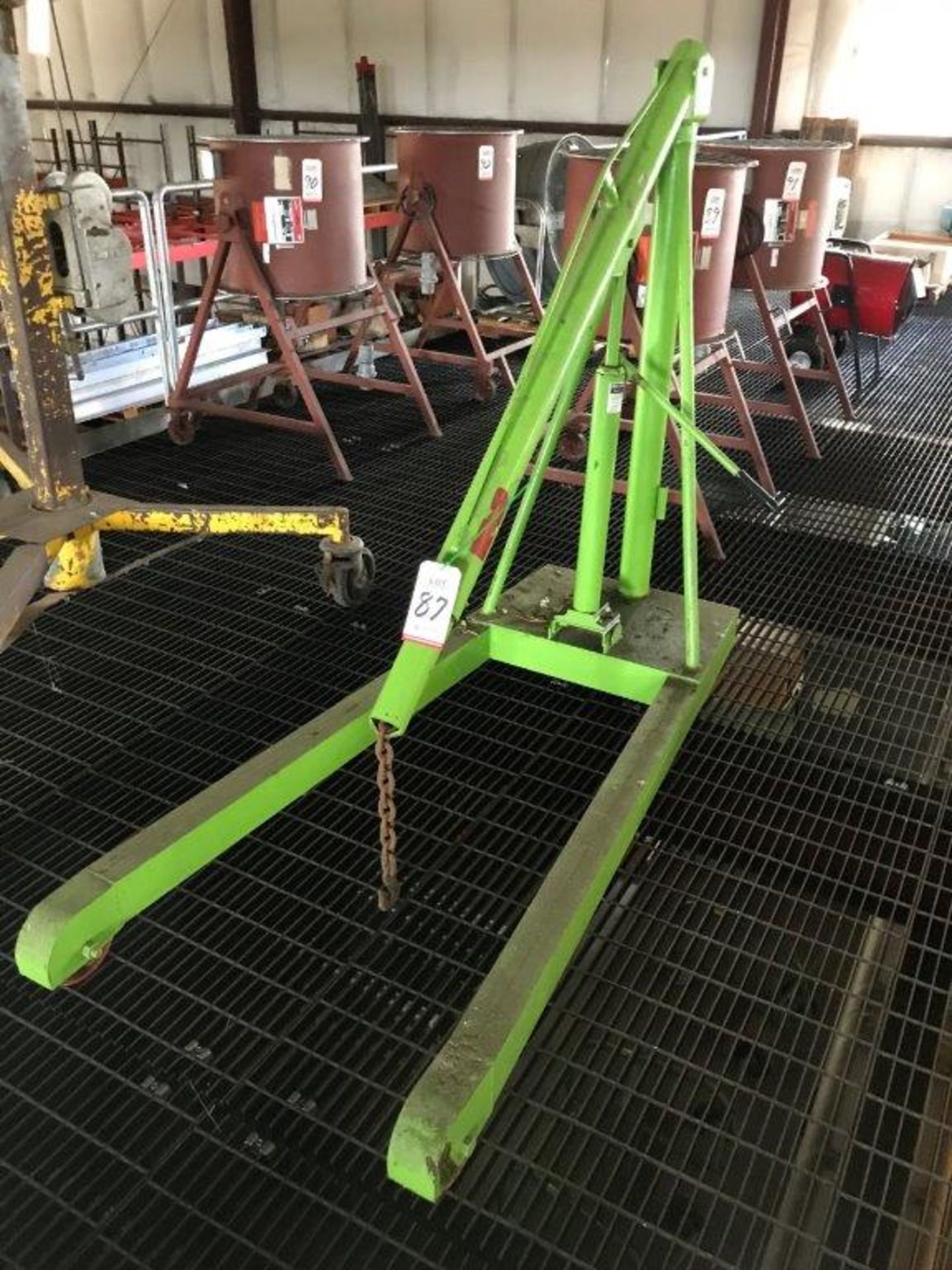 HOOSIER, MOBILE HYDRAULIC HOIST, HAND PUMP TYPE