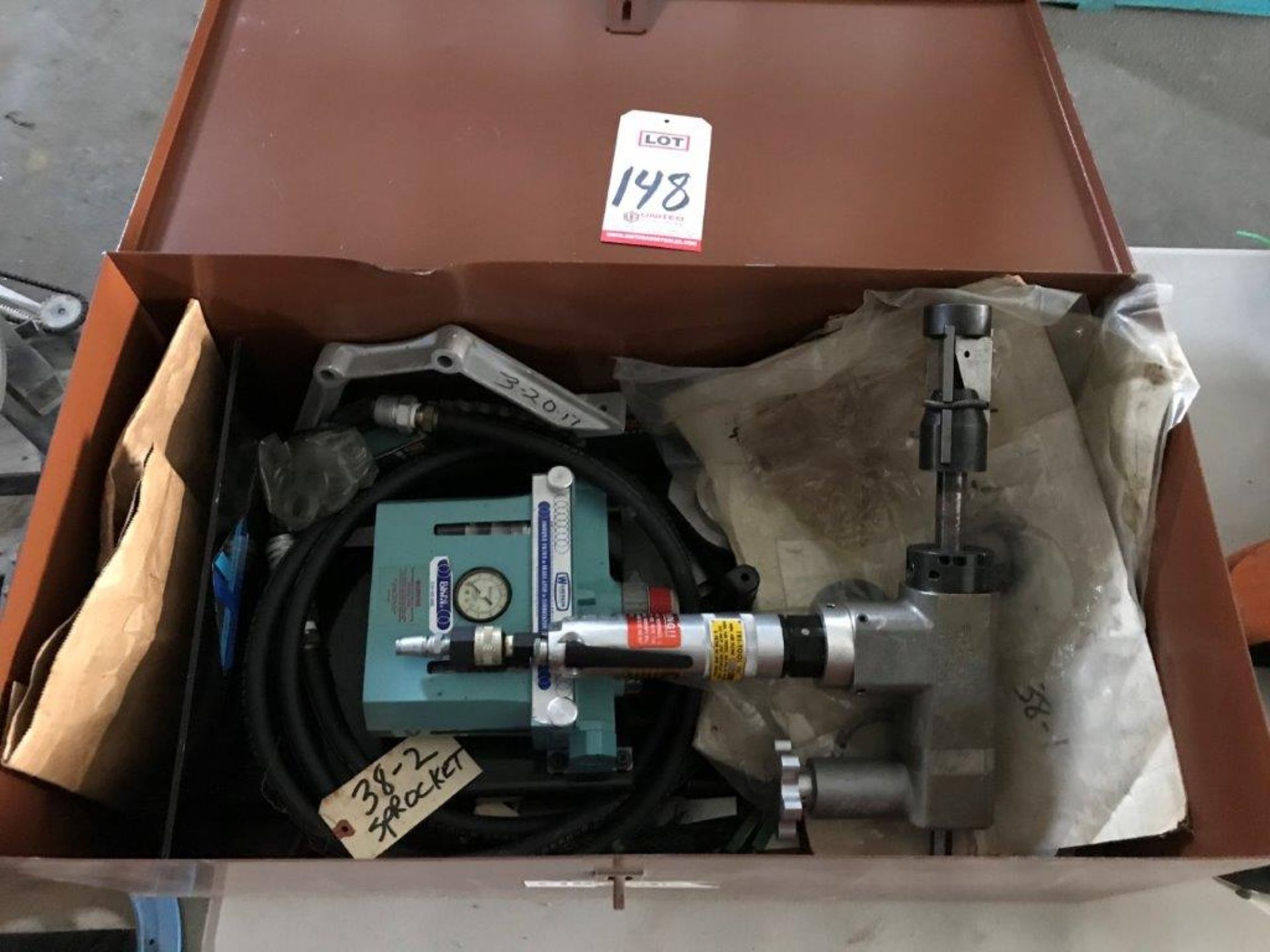 TRI TOOL INC., MODEL 202A PNEUMATIC MINI BEVELLER