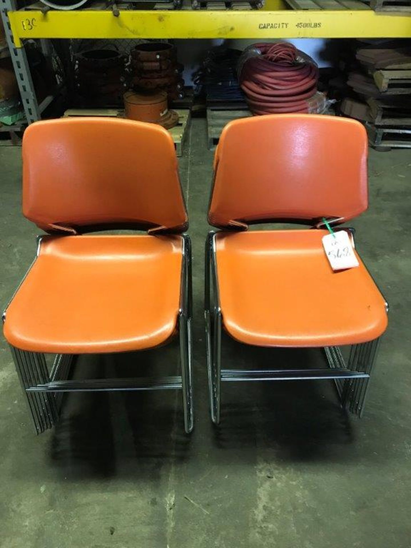 LOT - (15) WIRE FRAME STACKING CHAIRS (LOCATION: BUILDING 6)