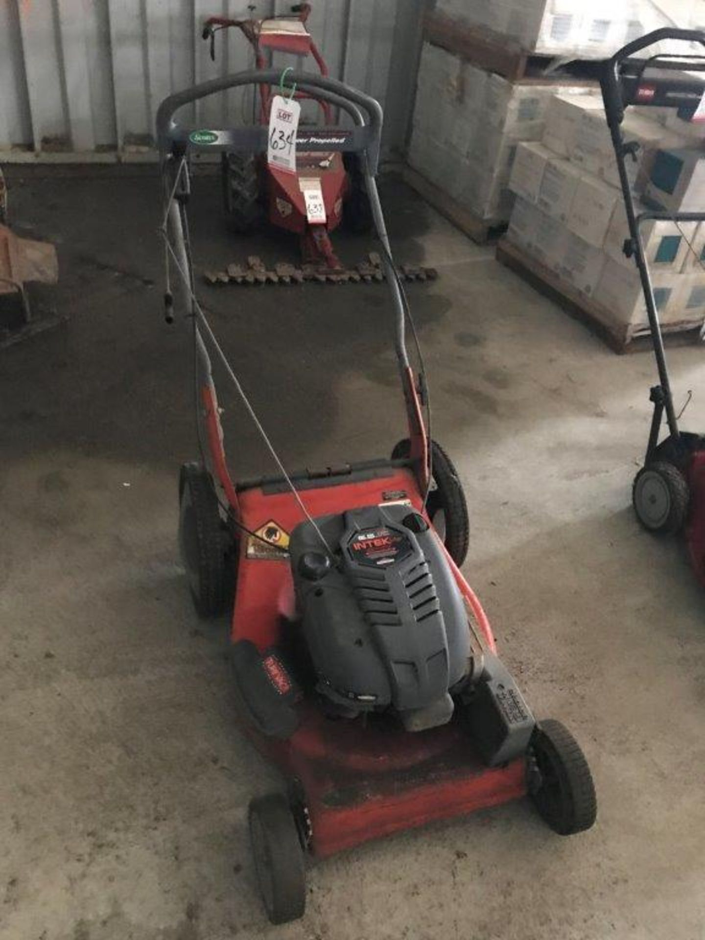 TURF VAC, 6.5 HP SELF 21" SELF PROPELLED LAWN MOWER (LOCATION: BUILDING 9)