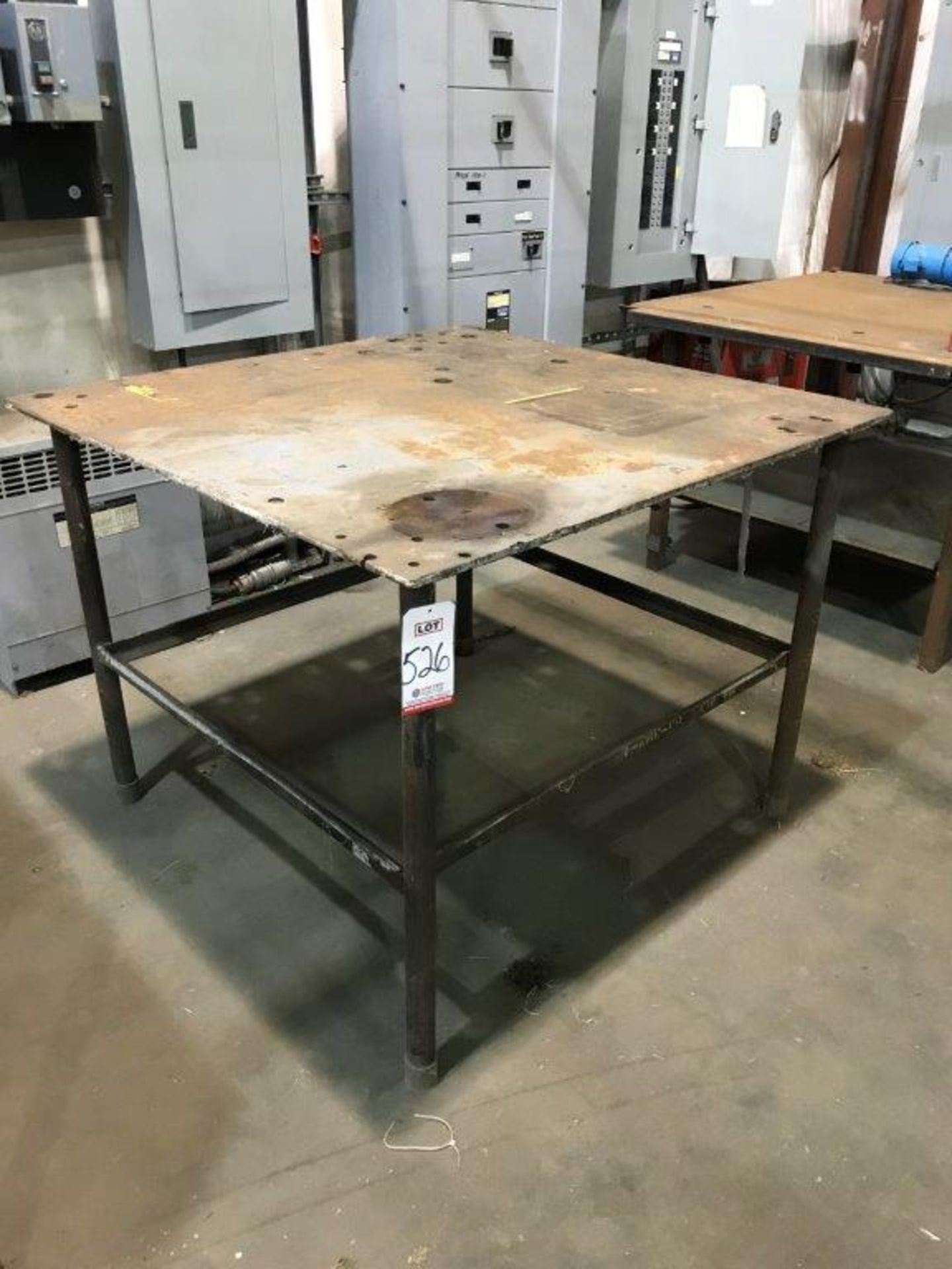 WELD TABLE 4' X 4'' X 1/2" THICK (LOCATION: BUILDING 6)